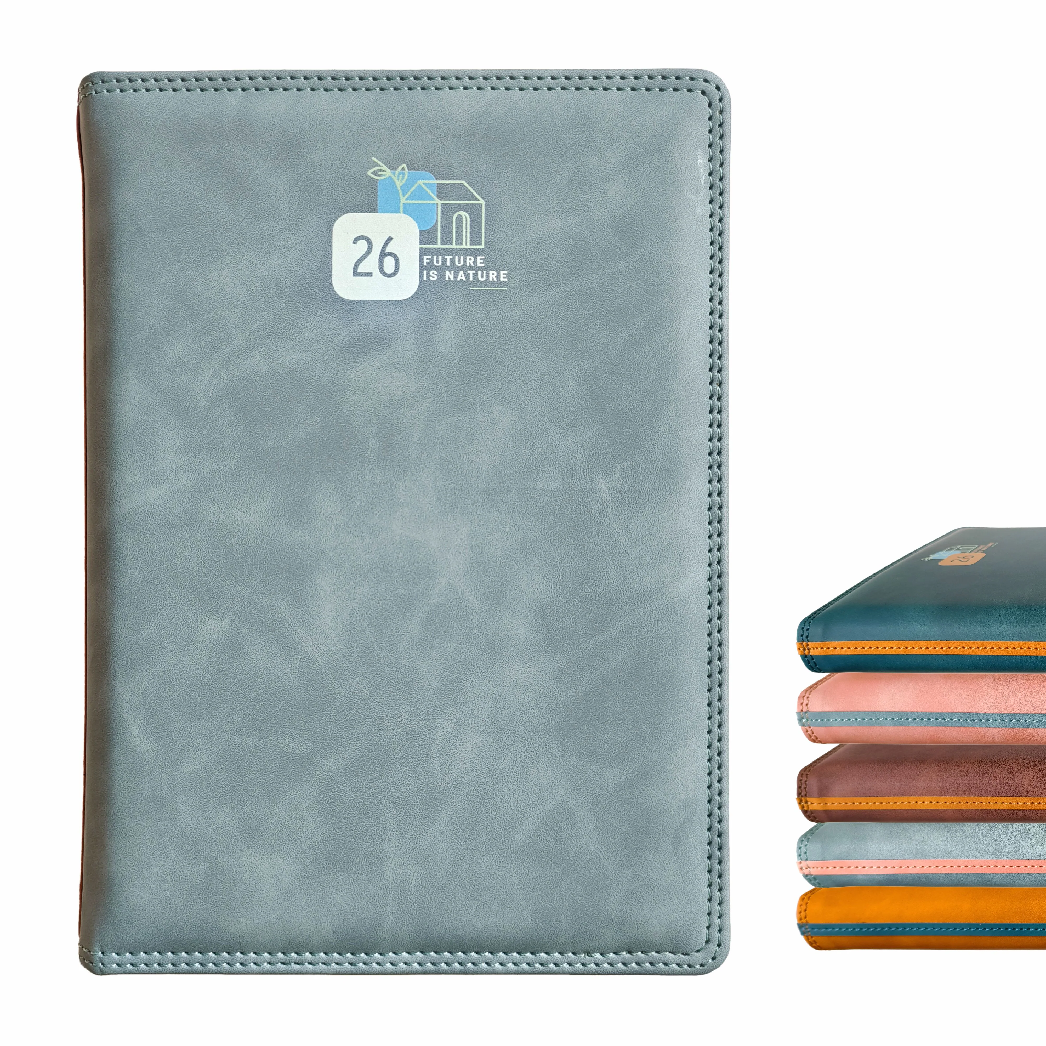 Anupam Accent 2026 Diary with Dated 2026 Daily Planner 80 GSM Full Page Per Day with Monthly Calendar, New Year Diary 2026, 365 Days Suede Textured Pu Cover Daily Diary - Image 10