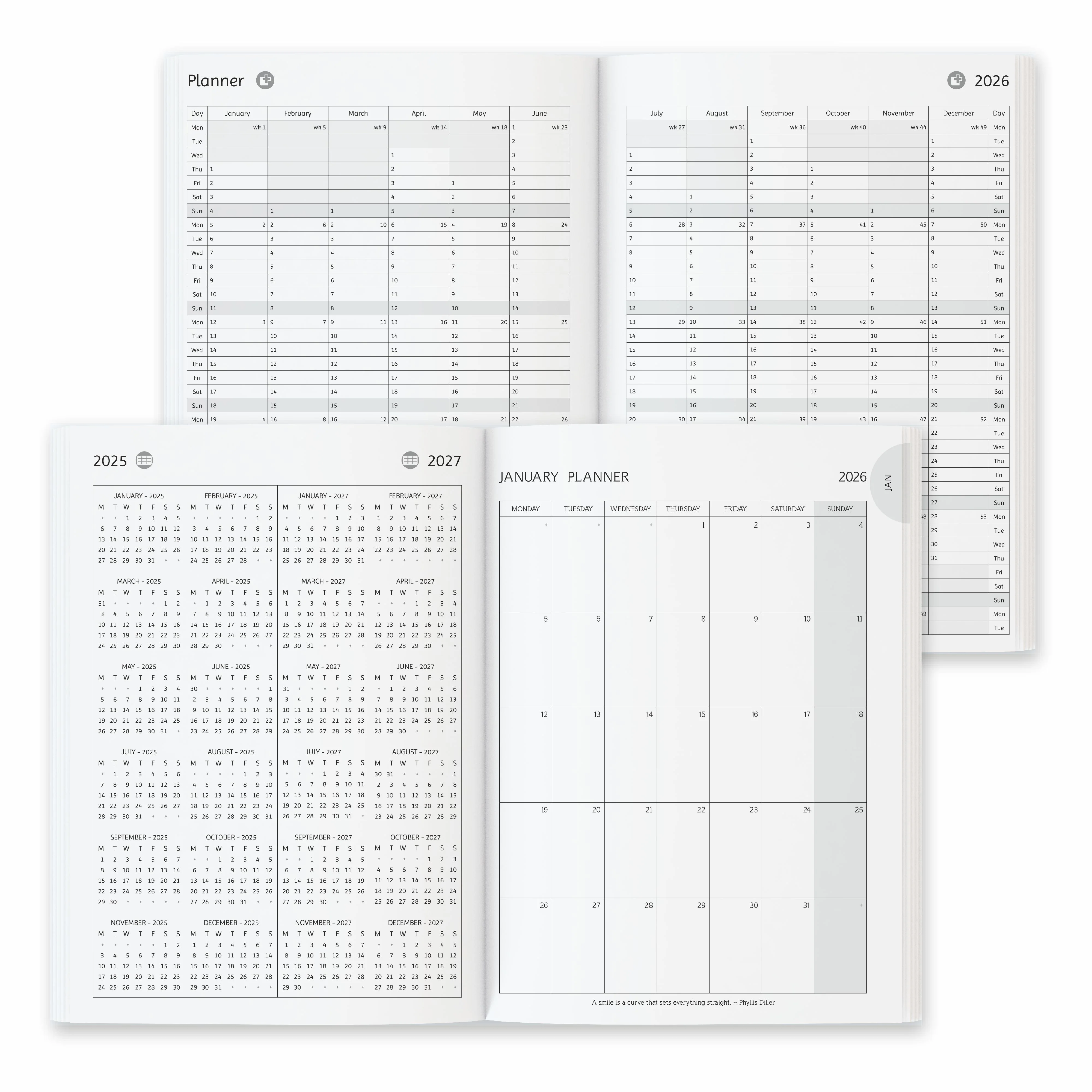 Anupam Accent 2026 Diary with Dated 2026 Daily Planner 80 GSM Full Page Per Day with Monthly Calendar, New Year Diary 2026, 365 Days Suede Textured Pu Cover Daily Diary - Image 31
