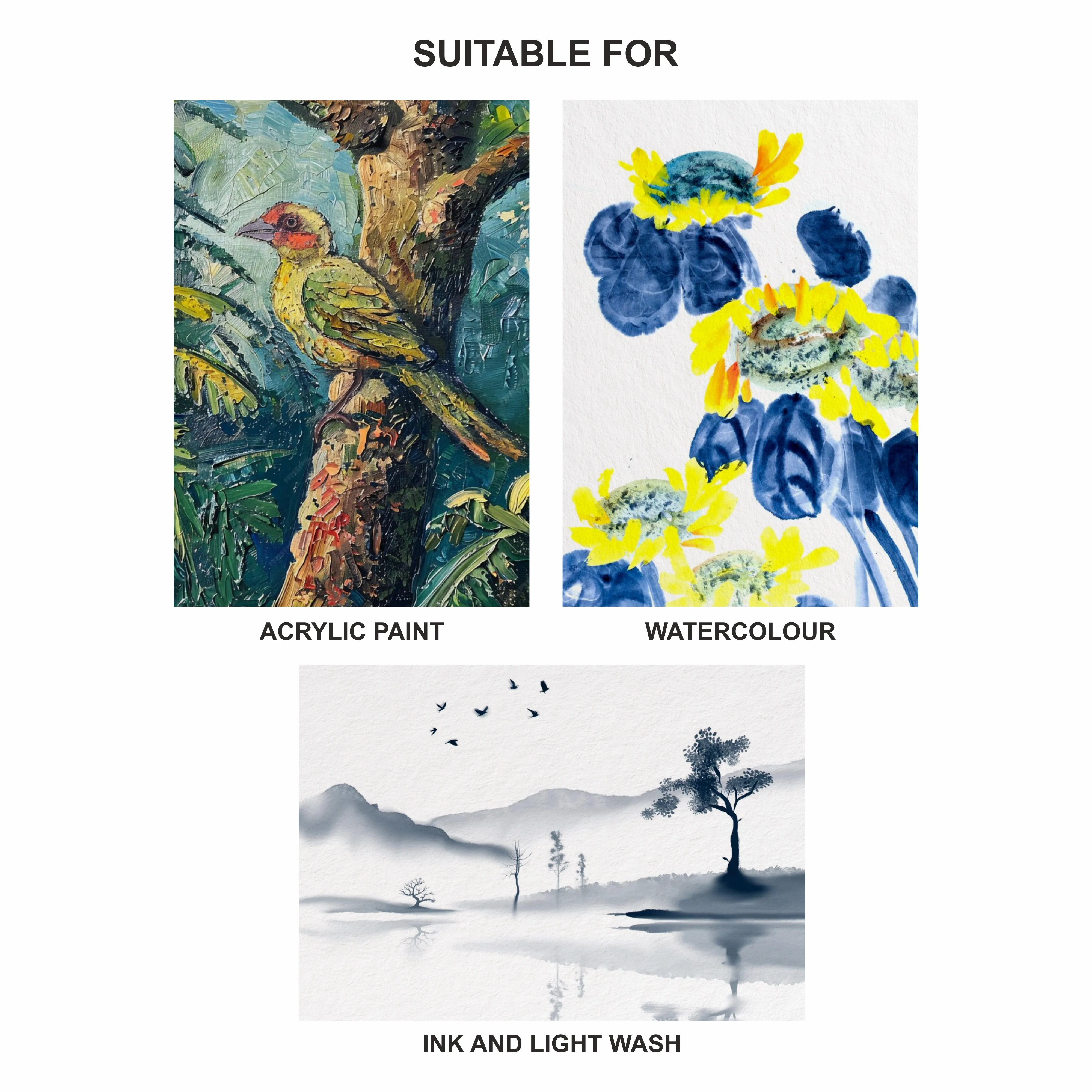Anupam Acrylic Paper-Acid Free-pH Neutral-400 GSM - Image 11