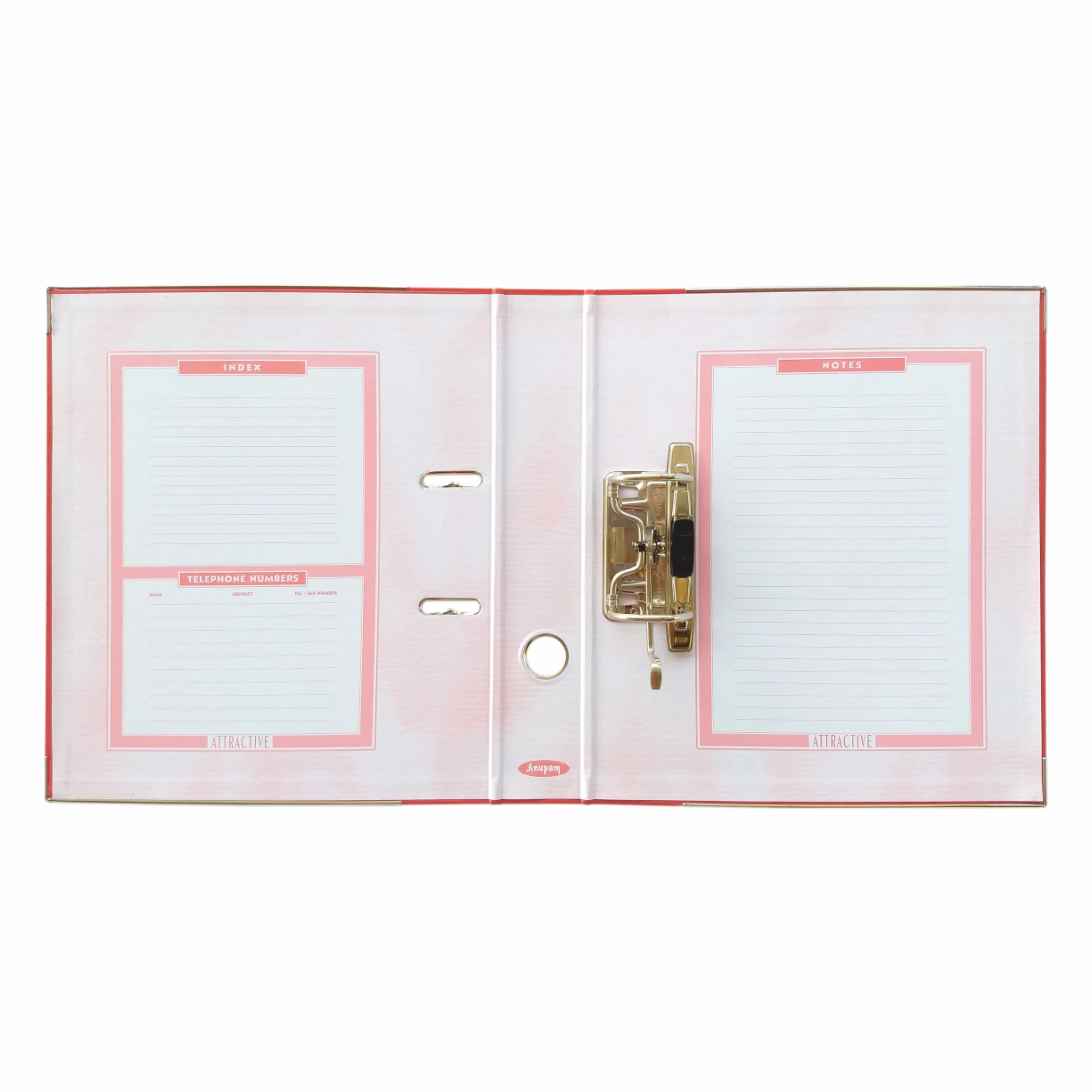 Anupam Attractive Lever File Robust Textured Cover ( Pack of 4 ) - Image 4