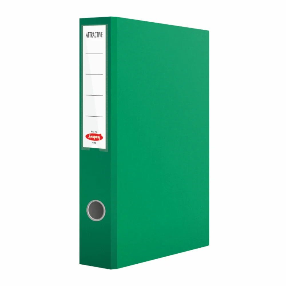 Anupam Attractive Ring File 1" 2D-Ring Robust Textured Cover ( Pack of 4 ) - Image 15