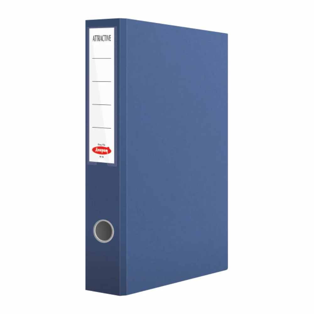 Anupam Attractive Ring File 1" 2D-Ring Robust Textured Cover ( Pack of 4 ) - Image 18