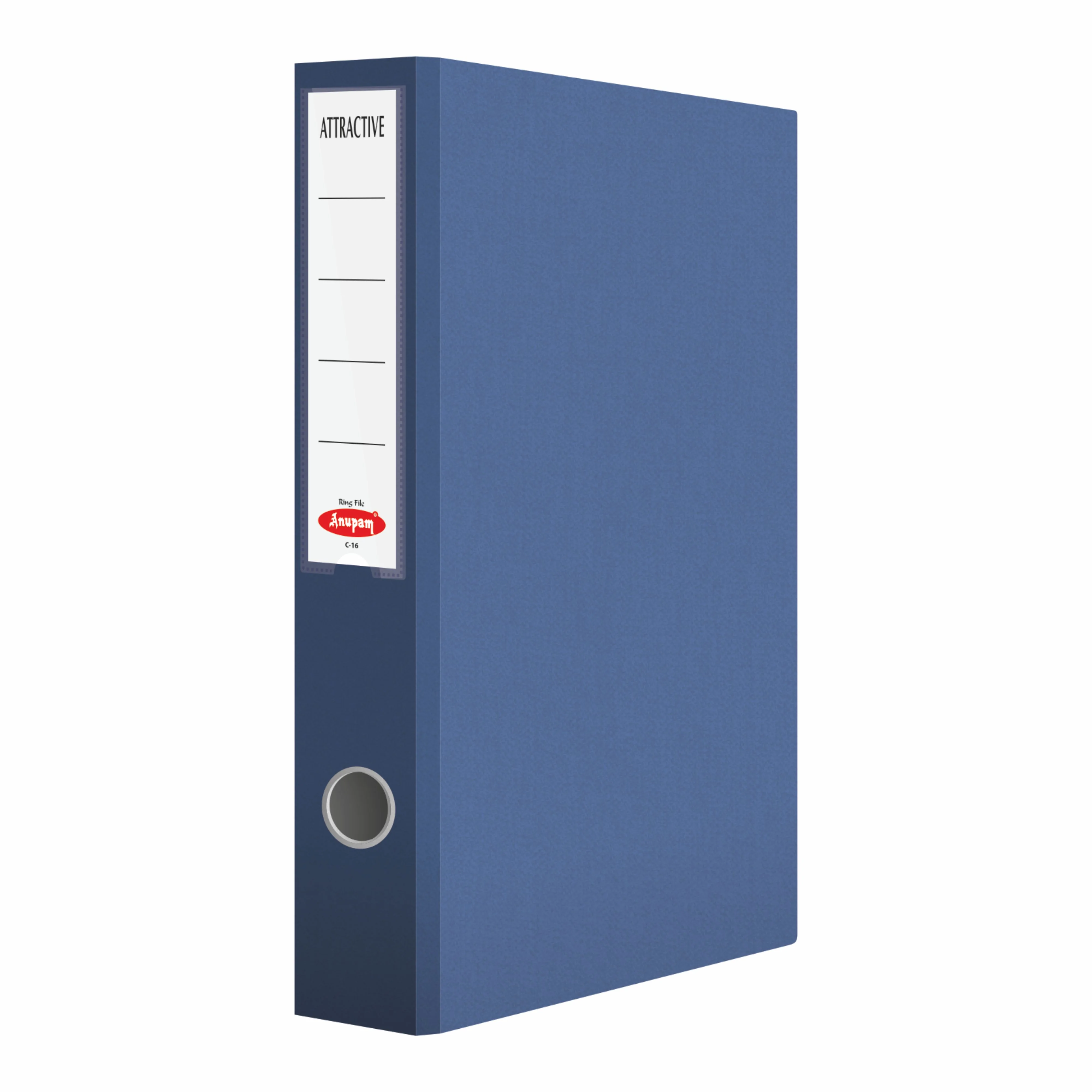 Anupam Attractive Ring File 1" 2D-Ring Robust Textured Cover ( Pack of 4 ) - Image 6