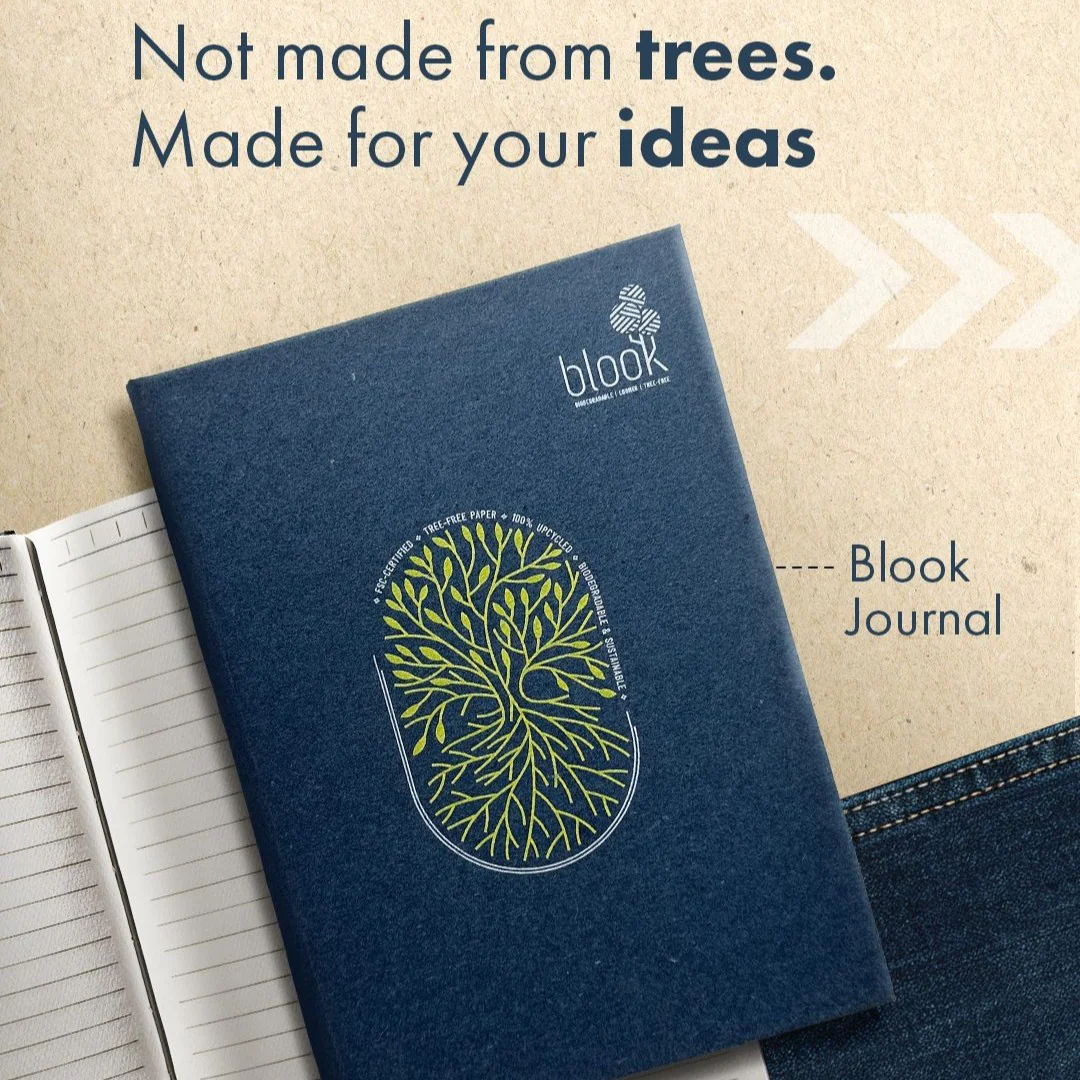 Anupam Blook Notebook 192 Pages College Ruled Notebook 80 Gsm FSC-certified Tree-free Paper Hard-Bound Diary (Blue) - Image 9