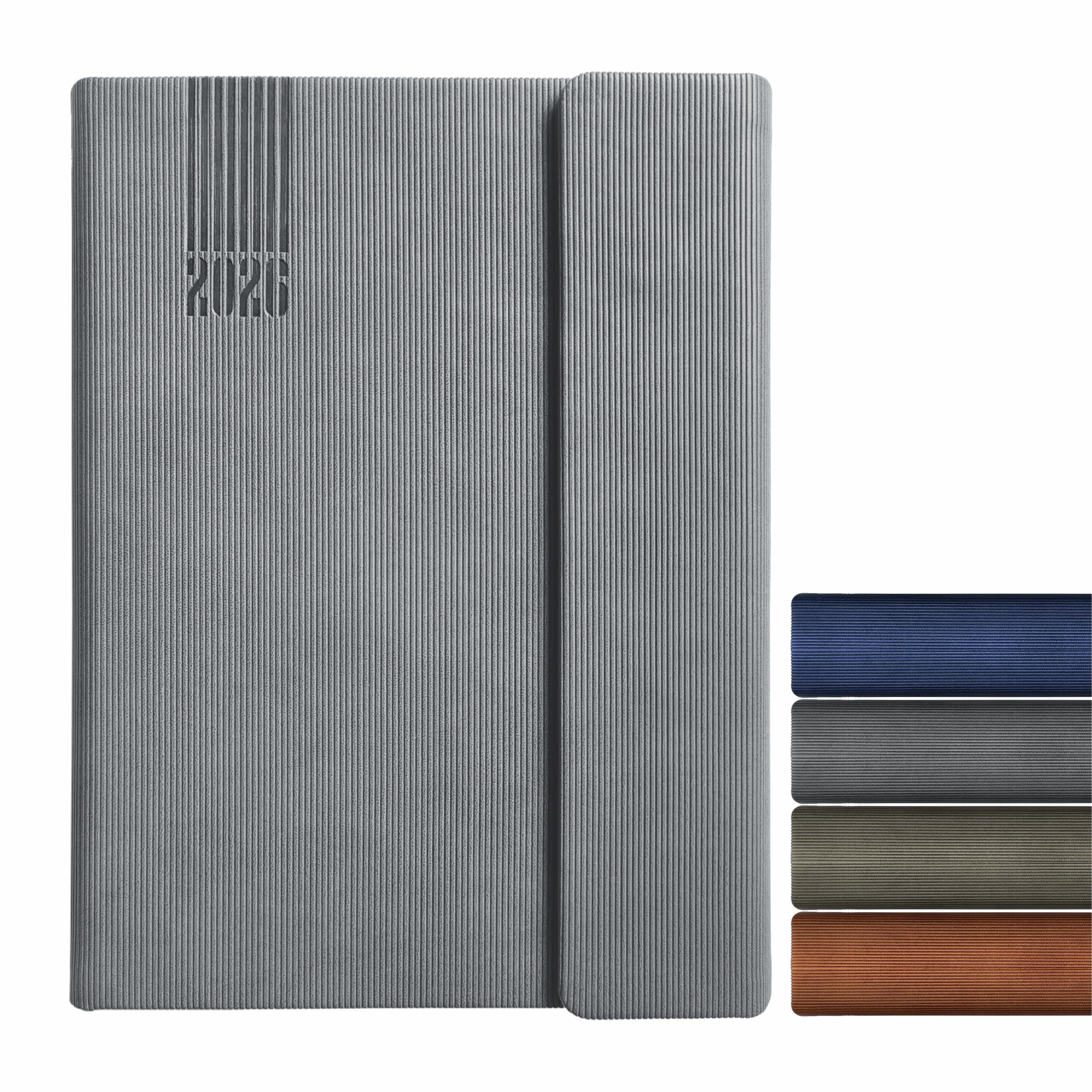 Anupam Bold 2026 Diary with Dates, Daily Planner with Monthly Calendar, 365 Days New Year Diary, PU Cover, Magnetic Flap Closure and Pen Holder Daily Diary for Office - Image 11