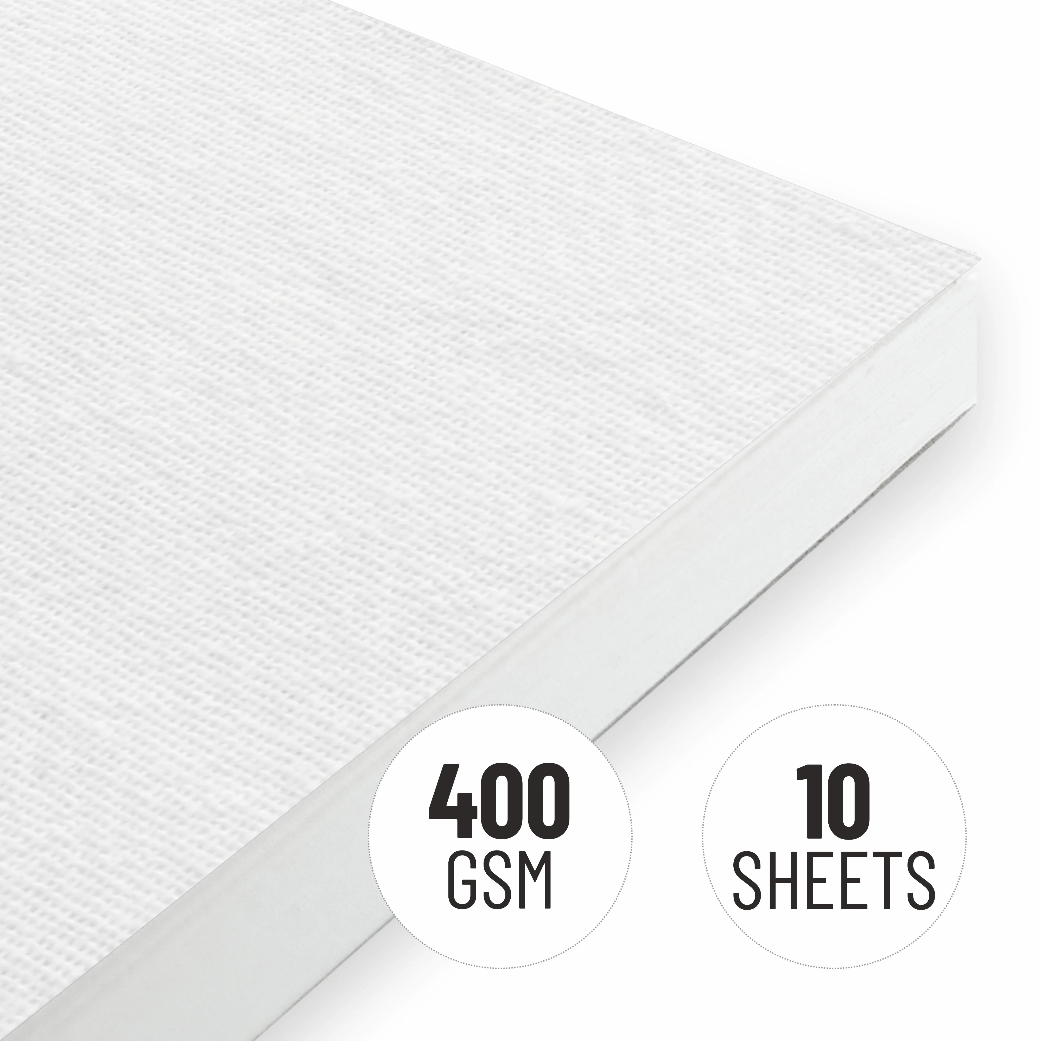 Anupam Canvas Pad Acrylic Gesso Primed Acid Free-10 Oz -400GSM-(10 Sheets) - Image 11