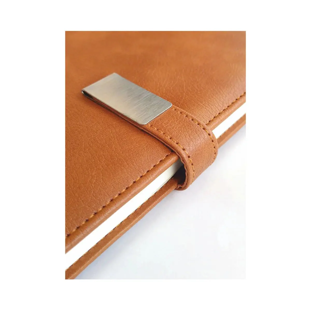 Anupam Charm Ruled Journal Notebook,192 Pages A5 Hardcover Leather Journals with Magnetic Metal Loop Closure with Pen Loop 80 Gsm Journal - Image 6