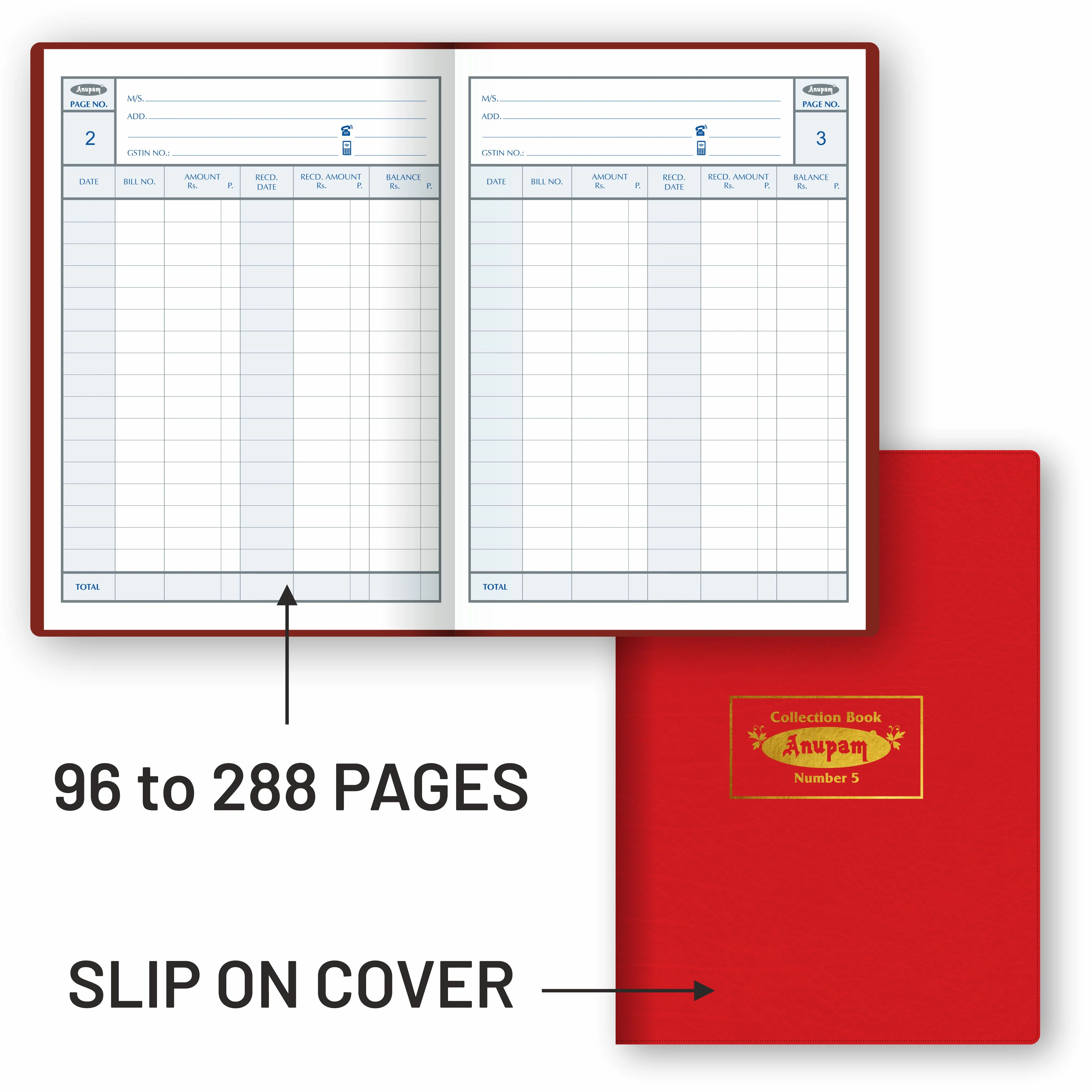 Anupam Collection Pass Book -premium robust material-hardbound and PVC variants- 80 GSM - Image 13