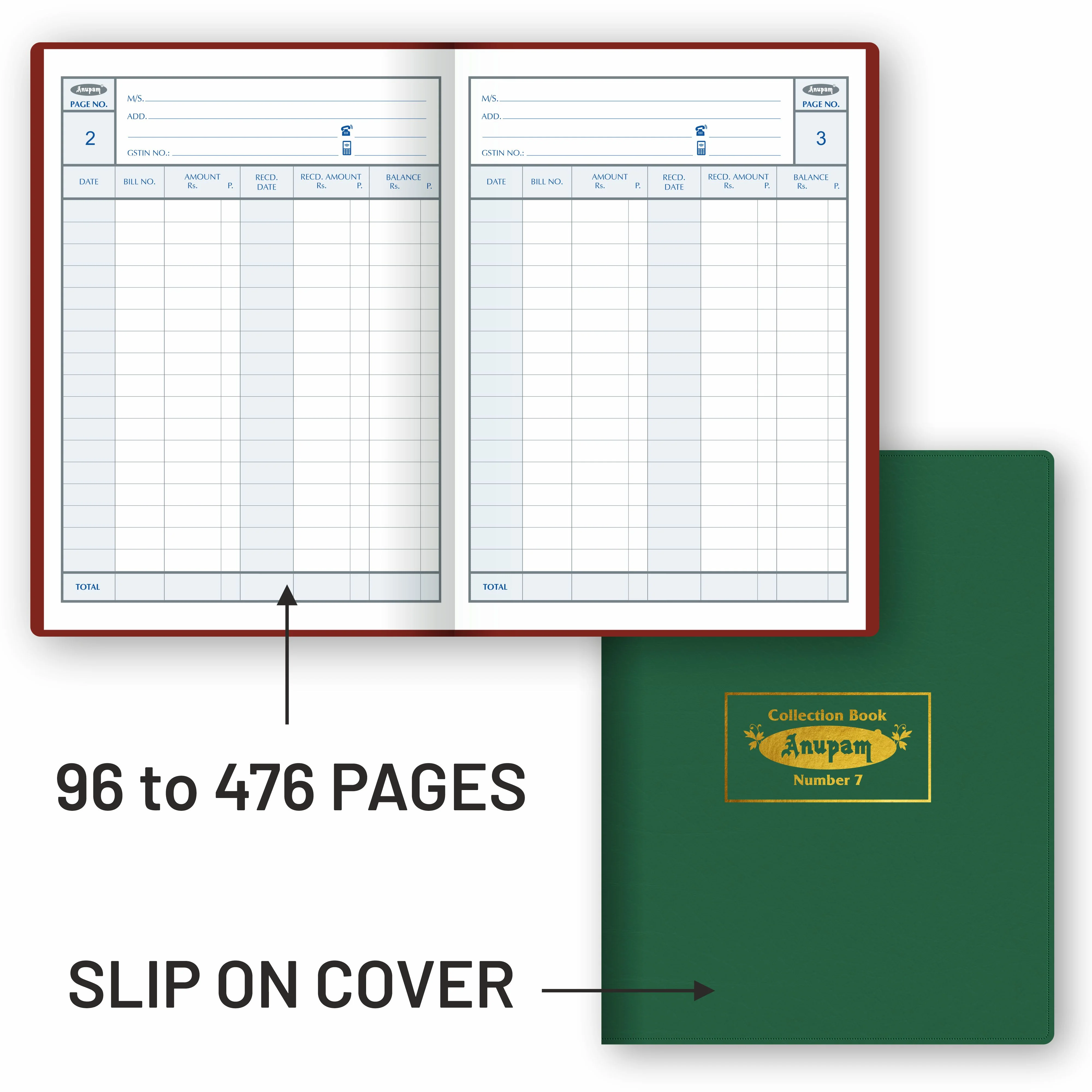 Anupam Collection Pass Book -premium robust material-hardbound and PVC variants- 80 GSM - Image 6