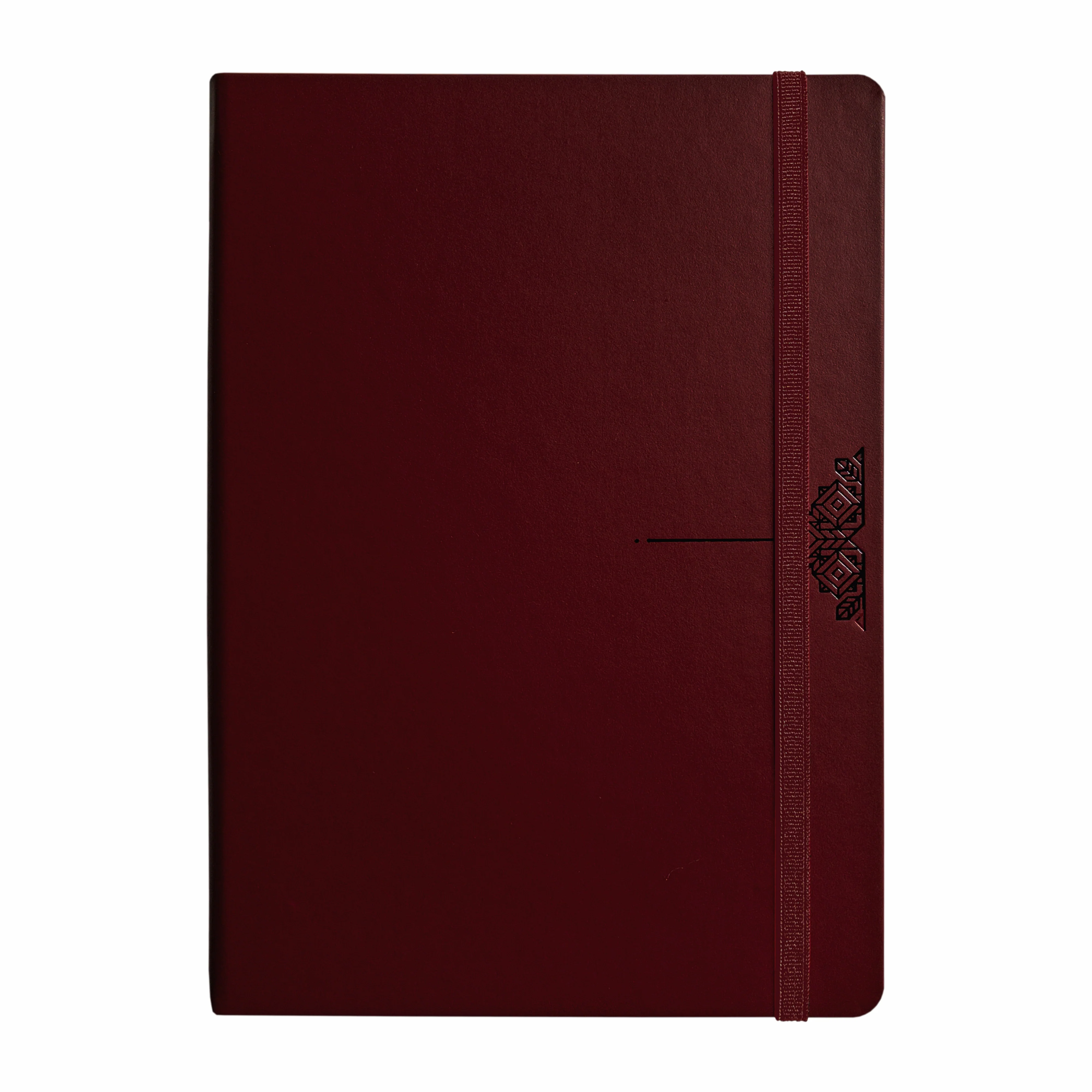 Anupam Daily Notes A5 Journal Notebook – 256 Pages, 80gsm, Fine Matte PVC Hard Cover with Foil, Elastic Closure, and Special Undated Calendar Pages
