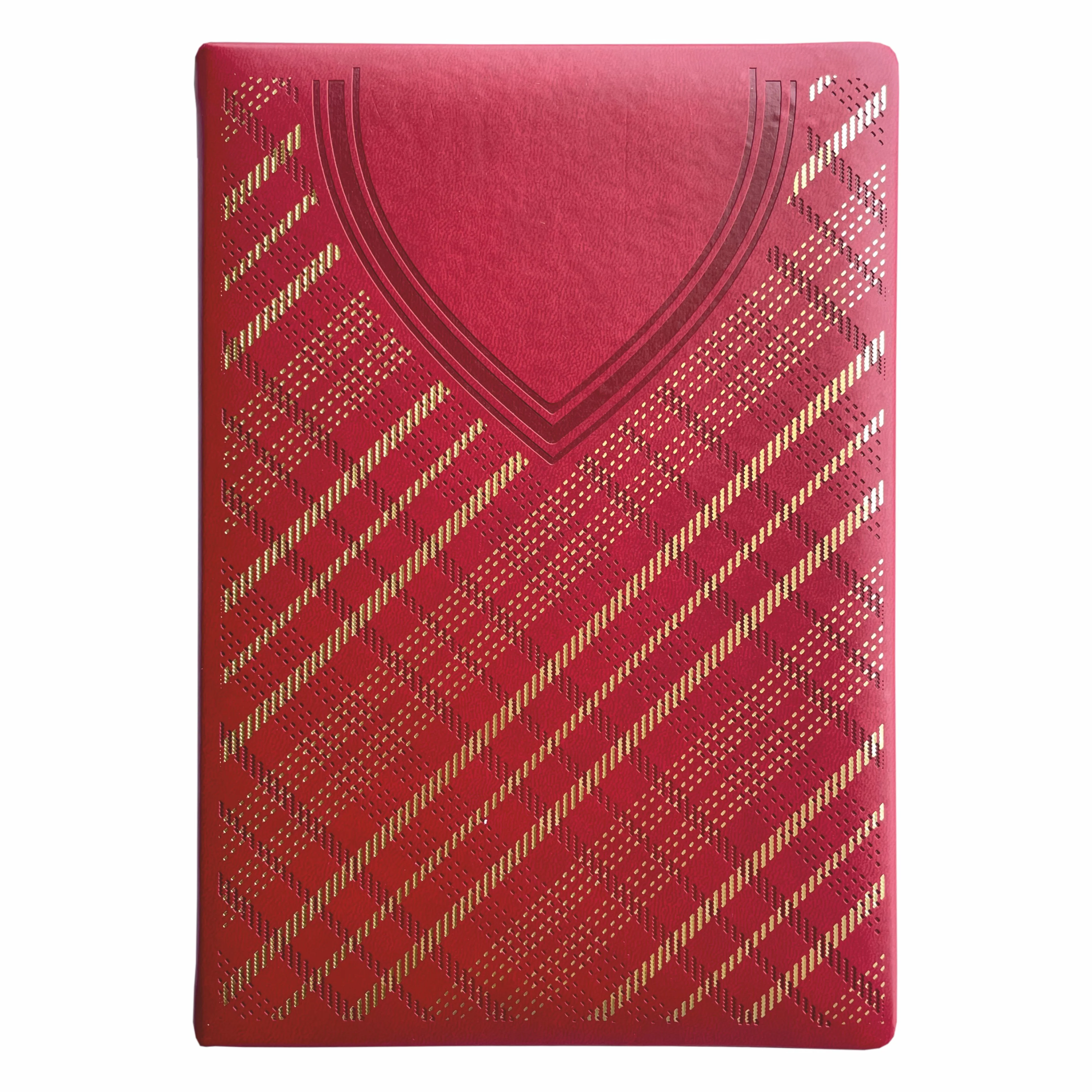 Anupam Dap Journal - A5 Size, 192 Pages - Crafted from Fine Leather Textured PU with Trendy Shirt-Styled Design