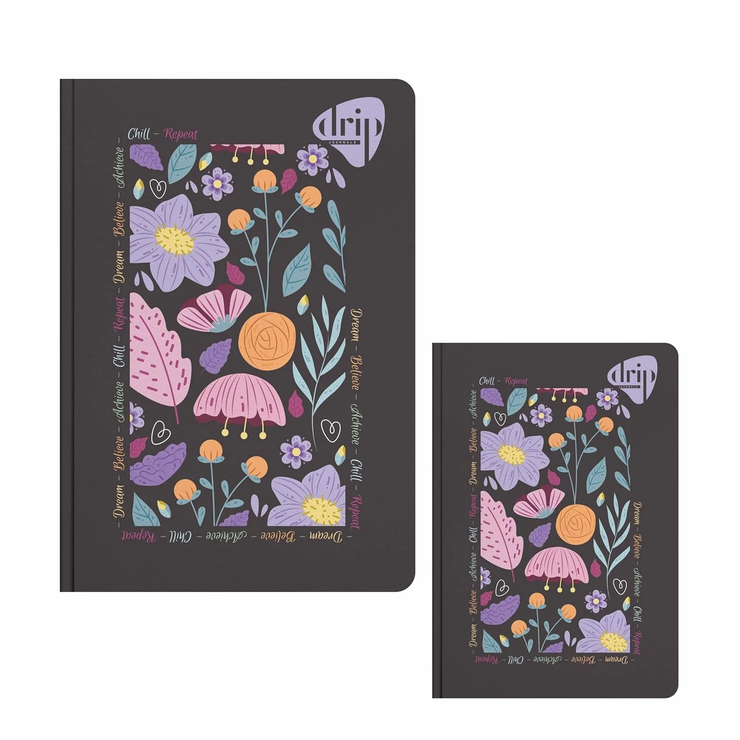 Anupam Drip Journal 160 Pages, 80 GSM Ruled Paper A5 & A6 Size | Colour Designer Inside Pages | Soft Bound Aesthetic Cover for Journaling Notes & Planning - Image 12