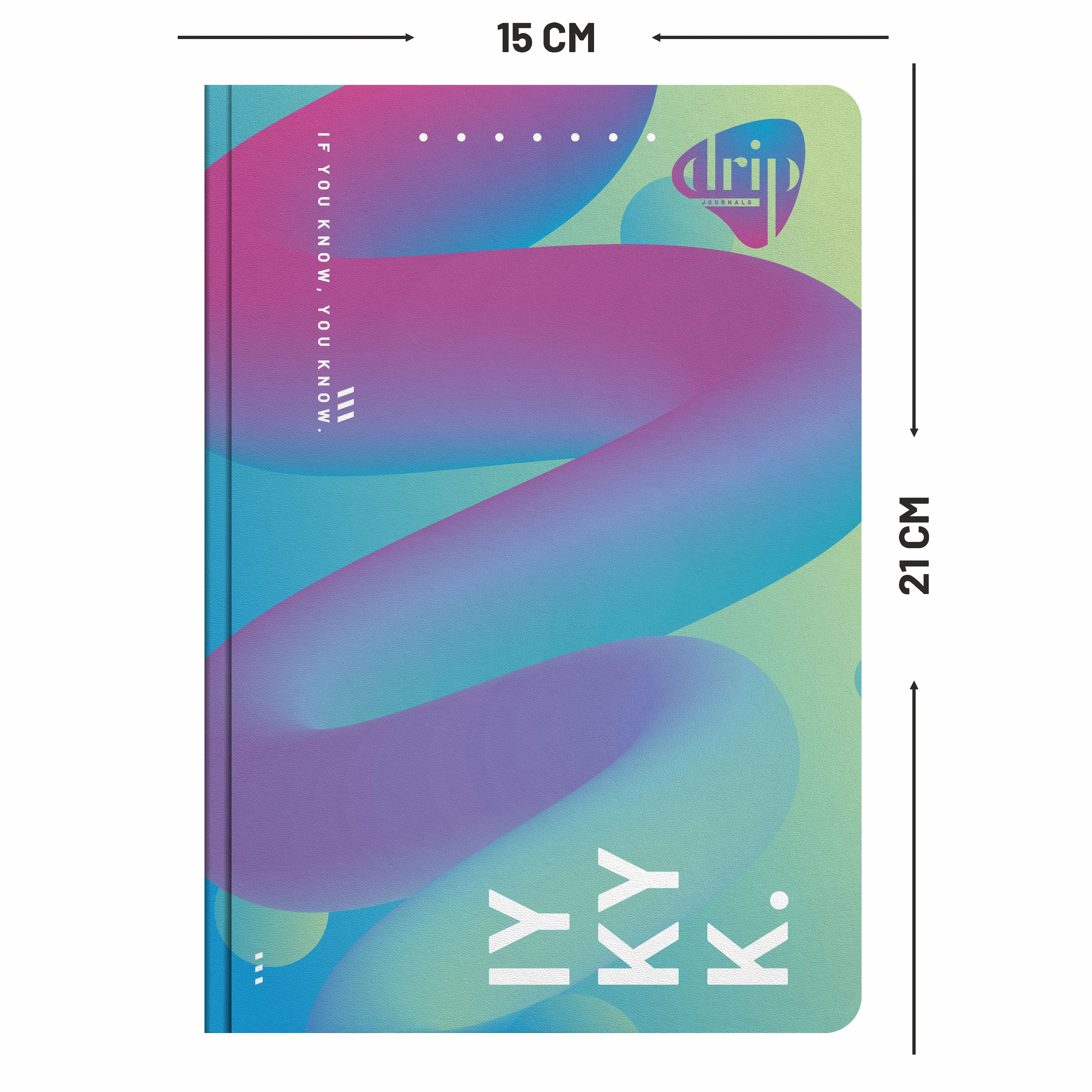 Anupam Drip Journal 160 Pages, 80 GSM Ruled Paper | Vibrant Colour Designer Inside Pages | Soft Bound Aesthetic Cover | A5 Size for Journaling, Notes & Planning - Image 11