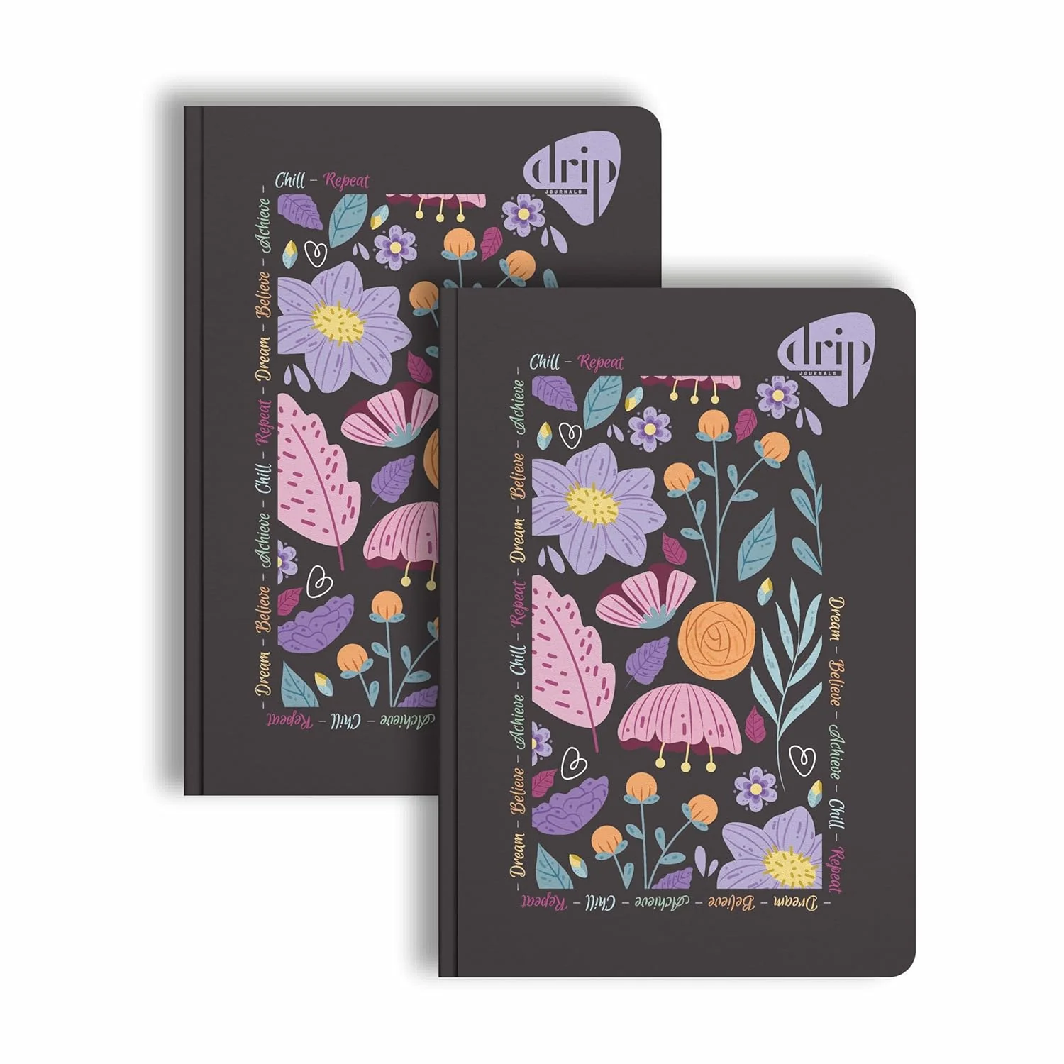 Anupam Drip Journal 160 Pages, 80 GSM Ruled Paper | Vibrant Colour Designer Inside Pages | Soft Bound Aesthetic Cover | A5 Size for Journaling, Notes & Planning - Image 12