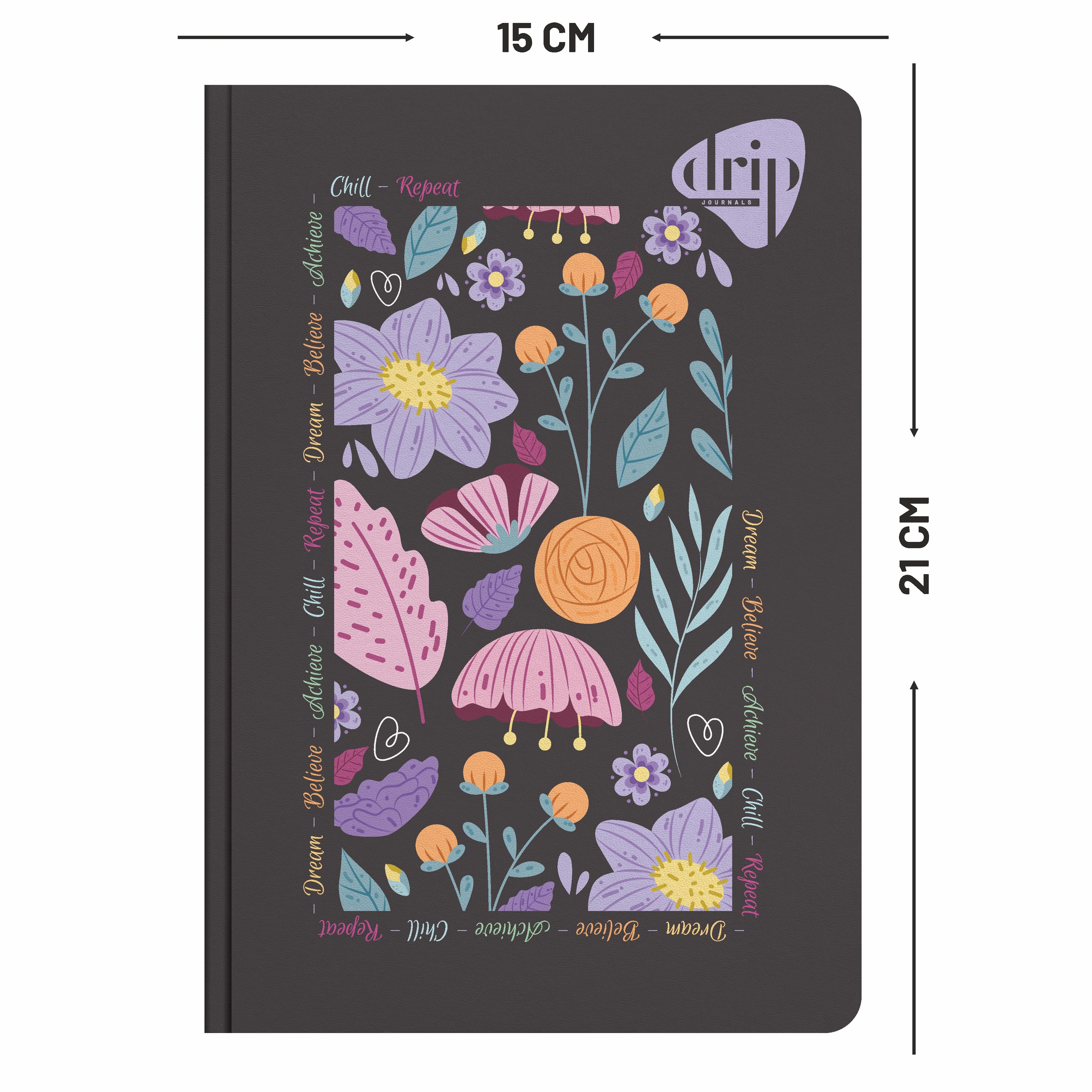 Anupam Drip Journal 160 Pages, 80 GSM Ruled Paper | Vibrant Colour Designer Inside Pages | Soft Bound Aesthetic Cover | A5 Size for Journaling, Notes & Planning - Image 13