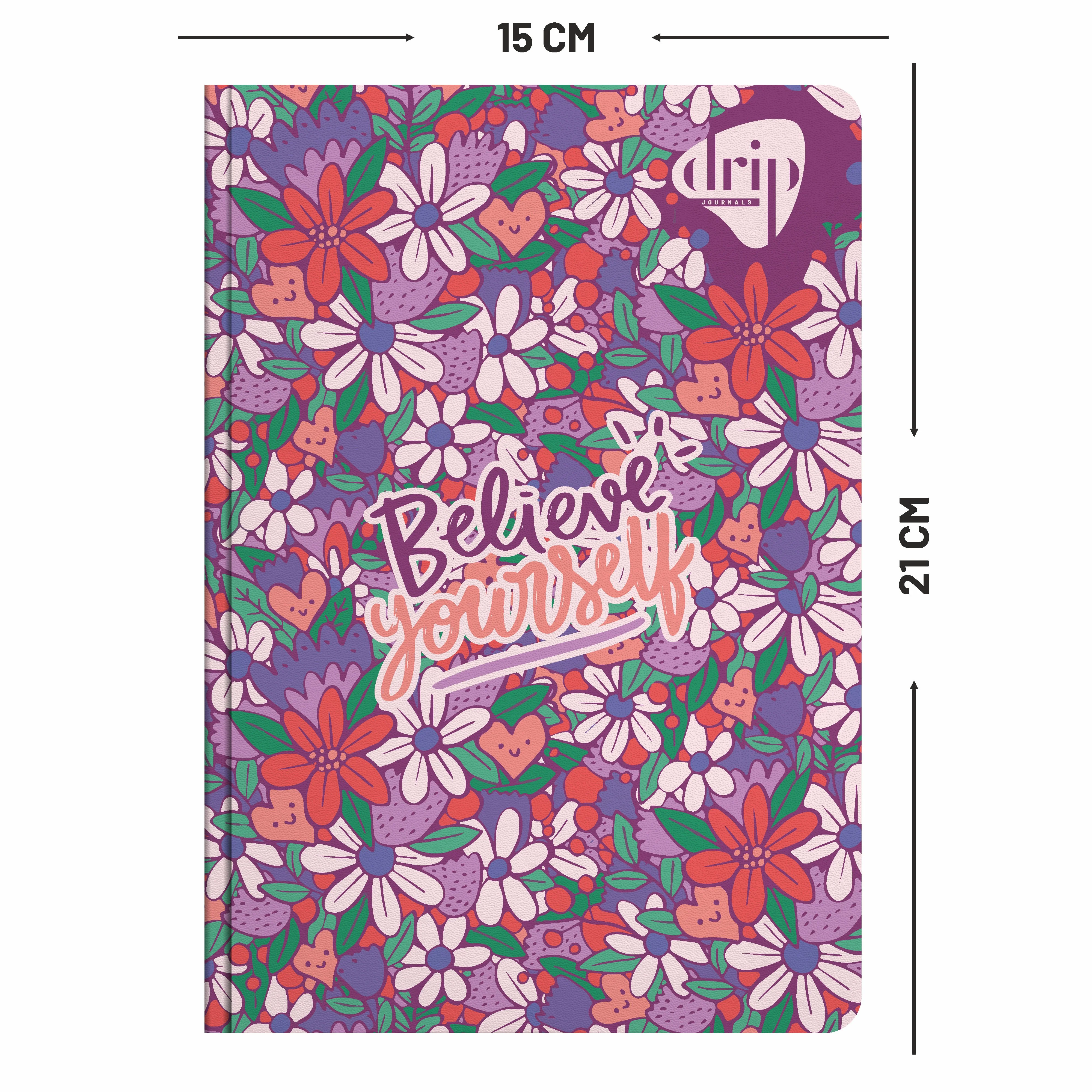 Anupam Drip Journal 160 Pages, 80 GSM Ruled Paper | Vibrant Colour Designer Inside Pages | Soft Bound Aesthetic Cover | A5 Size for Journaling, Notes & Planning - Image 21