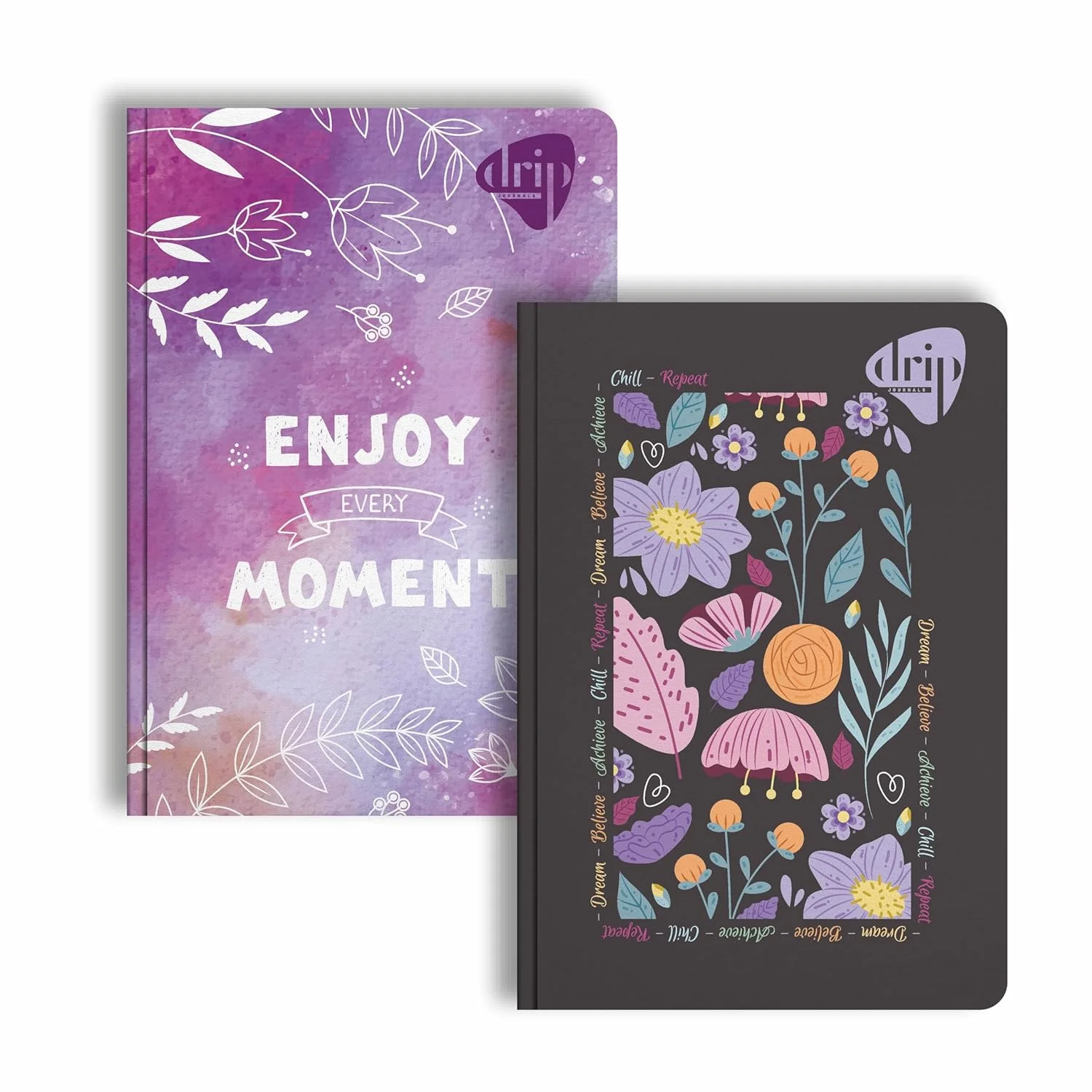 Anupam Drip Journal 160 Pages, 80 GSM Ruled Paper | Vibrant Colour Designer Inside Pages | Soft Bound Aesthetic Cover | A5 Size for Journaling, Notes & Planning - Image 26