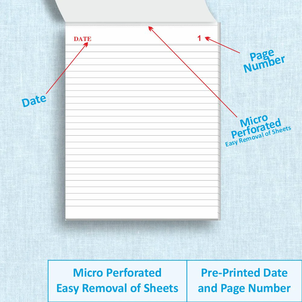 Anupam Duplicate Book with Carbon & Index Ruled Sheets Pad for Replicate-Record Organize and Work Order Receipt Book - Image 8