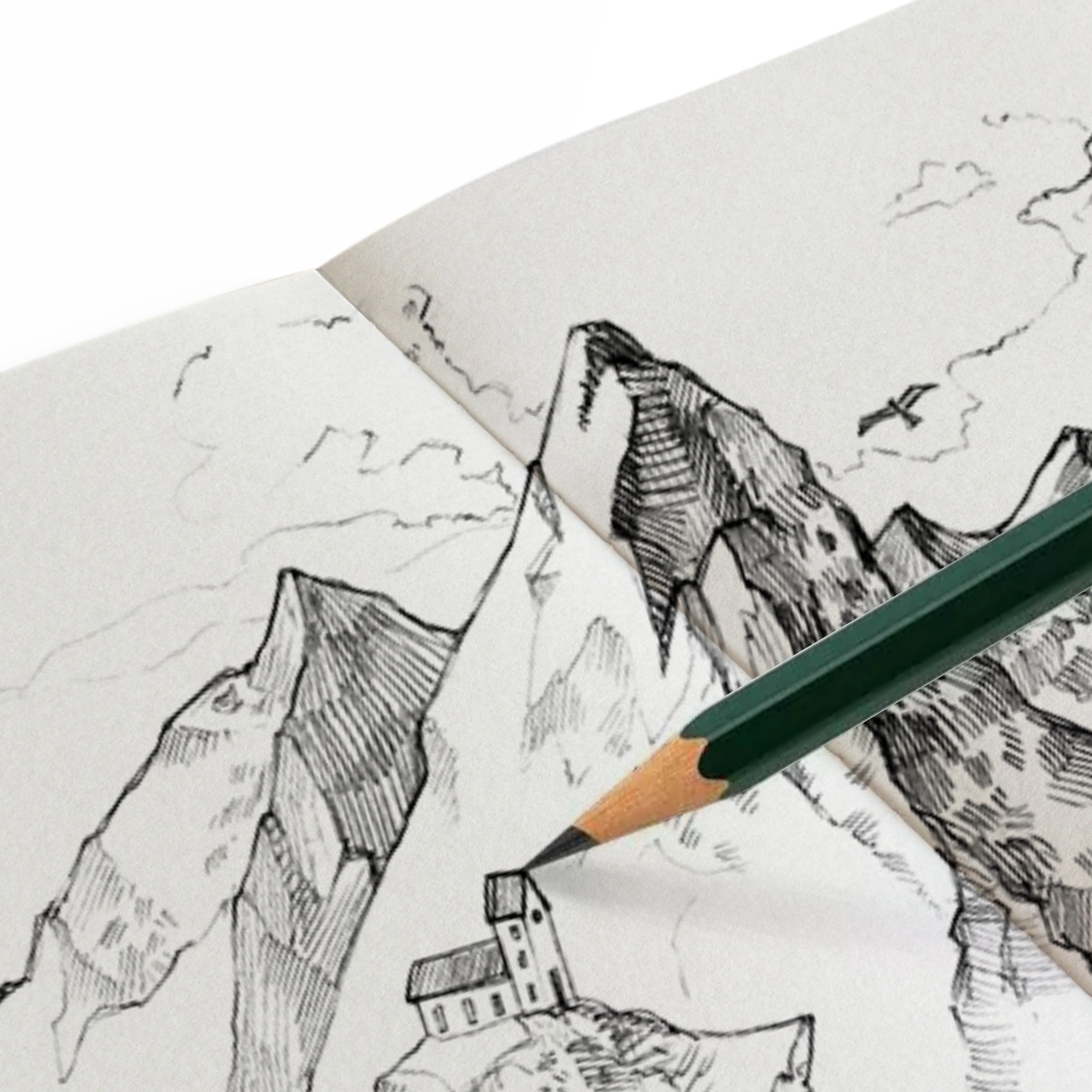 Anupam Earth Sketch-E Drawing Book-Cartridge Paper-100% Recycled Hardbound Book-140GSM - Image 5