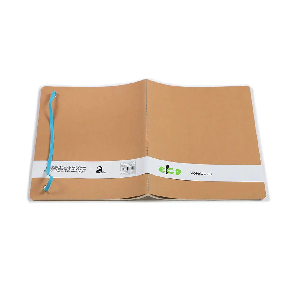 Anupam Eco friendly Eko Writing Journal With Kraft Paper Cover-Binding Stitches-A5-80 GSM-(120 Pages) - Image 3