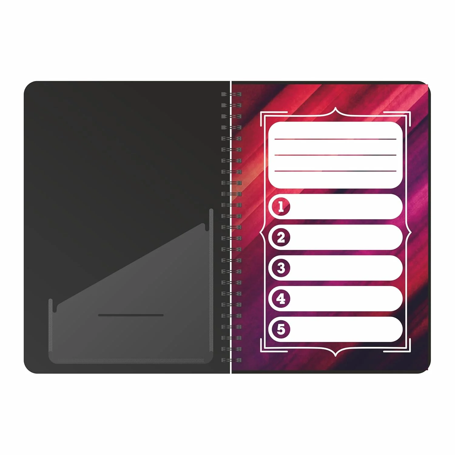 Anupam Eminent Multi-Subject Spiral Notebook–College Ruled with Pocket-Movable Dividers-Premium Cover-70GSM - Image 3