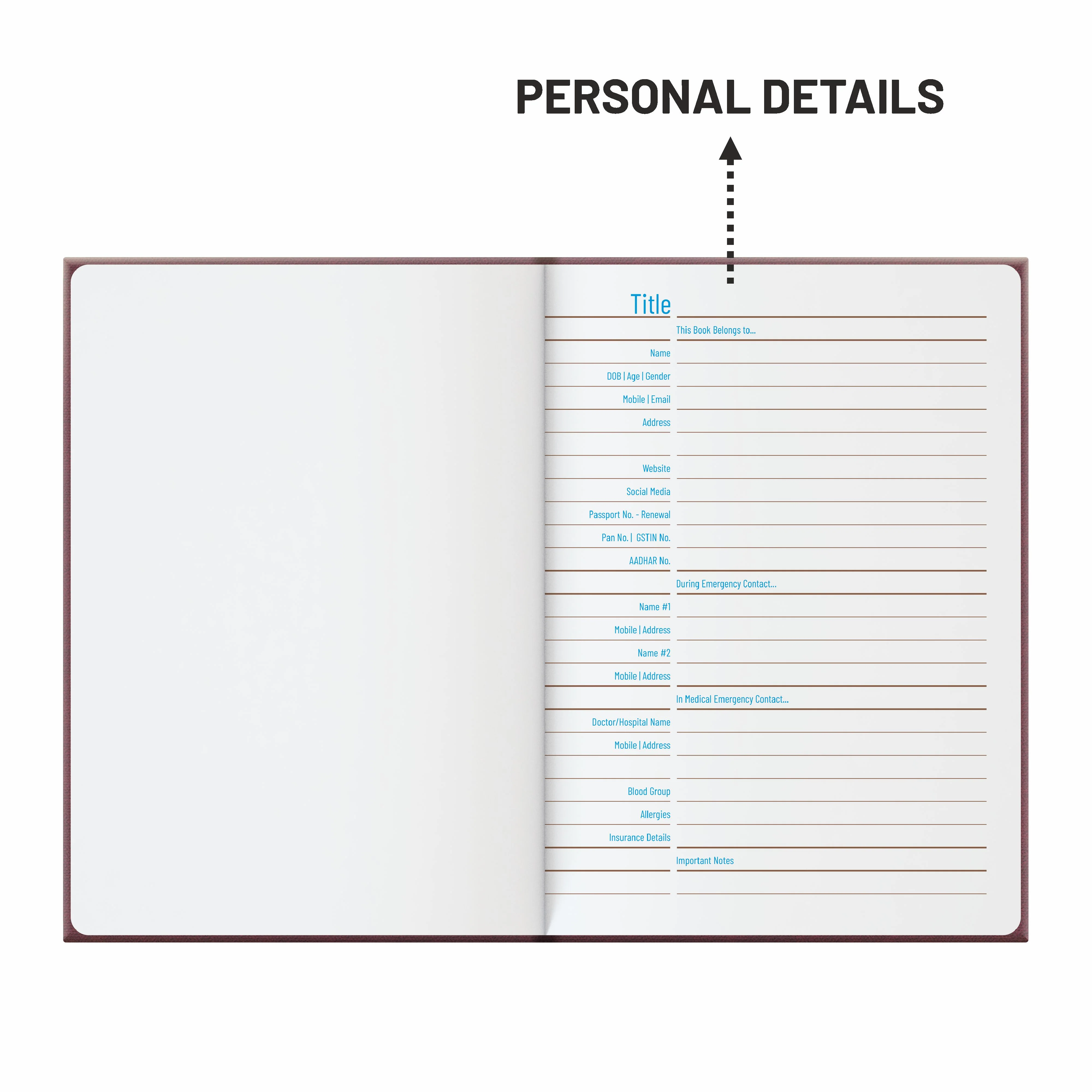 Anupam Envy Elegance Redefined A5 Journal | 160 Pages, 100 GSM Premium Paper | 3-Tone PU Design | Magnetic Closure, Lay flat, Water & Bill Tracker, Monthly & Yearly Planner - Image 34