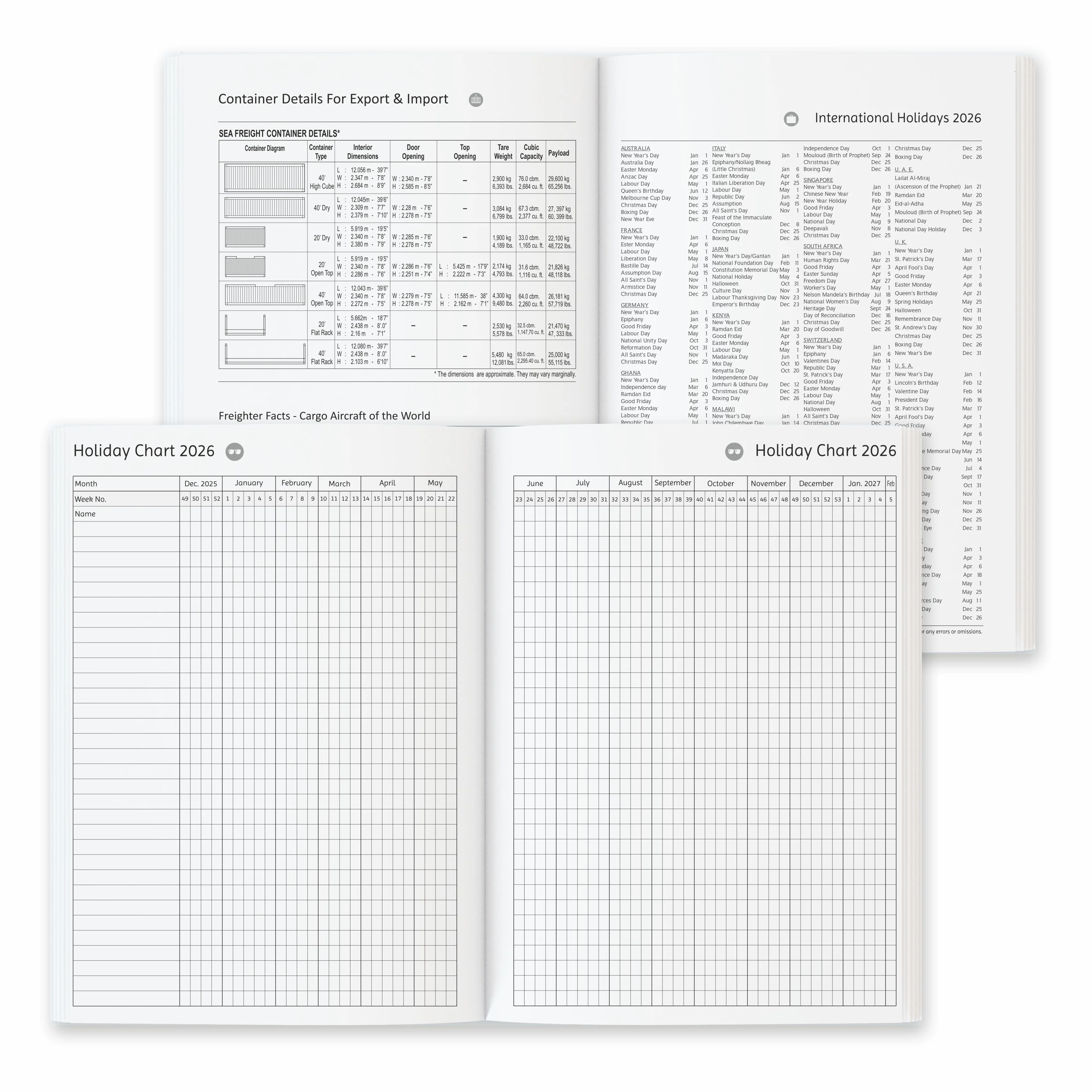 Anupam Fash 2026 Diary with Dates, 2026 Daily Planner Full Page for Monday - Friday and Saturday-Sunday in one Page with Monthly Calendar, January to December 365 Days - Image 70