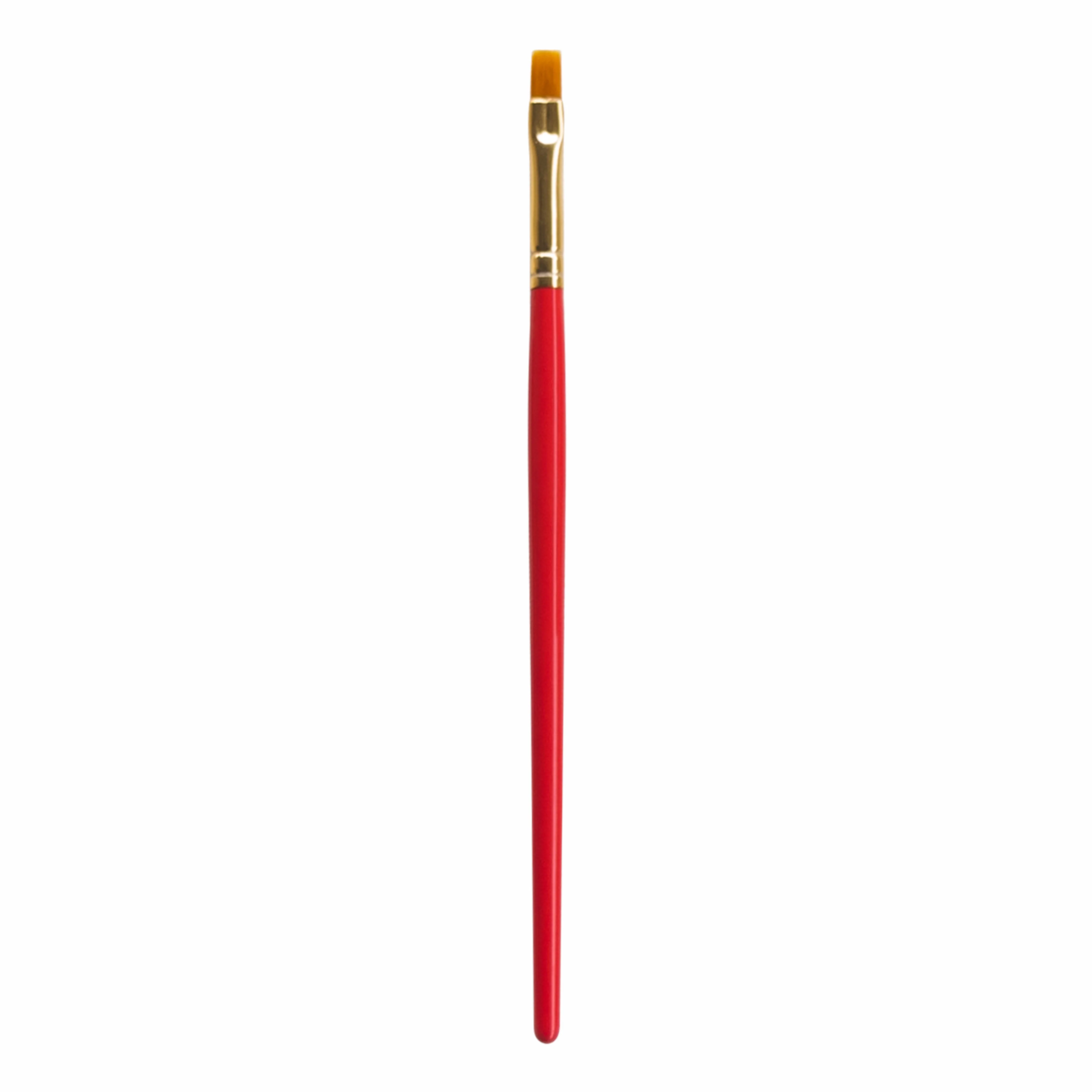 Anupam Flat Synthetic Painting Brush Set of 10 | Size 1 for Watercolor, Acrylic, and One-Stroke Painting (Sr. 32) - Image 2