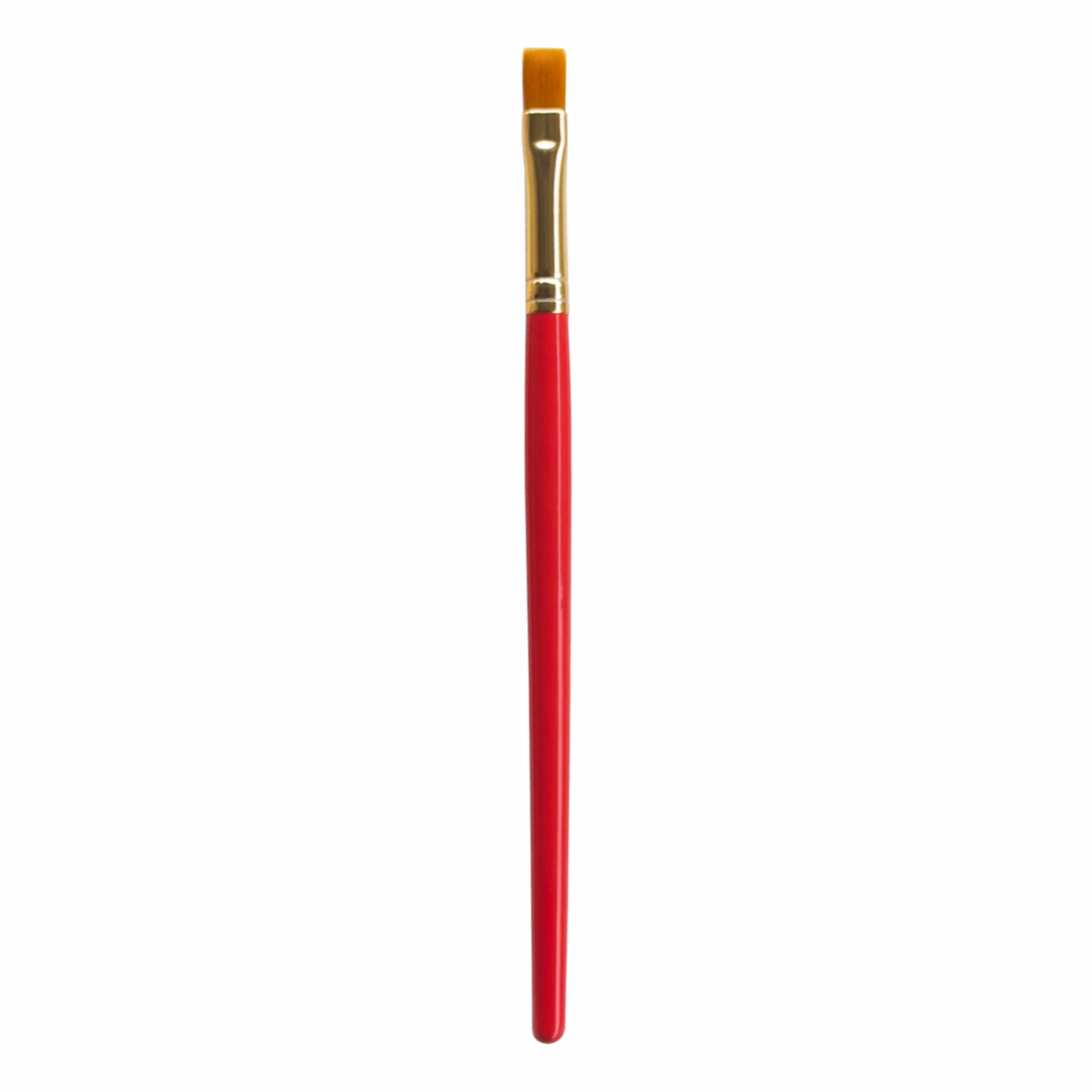 Anupam Flat Synthetic Painting Brush Set of 10 | Size 3 for Watercolor, Acrylic, and One-Stroke Painting (Sr. 32) - Image 2