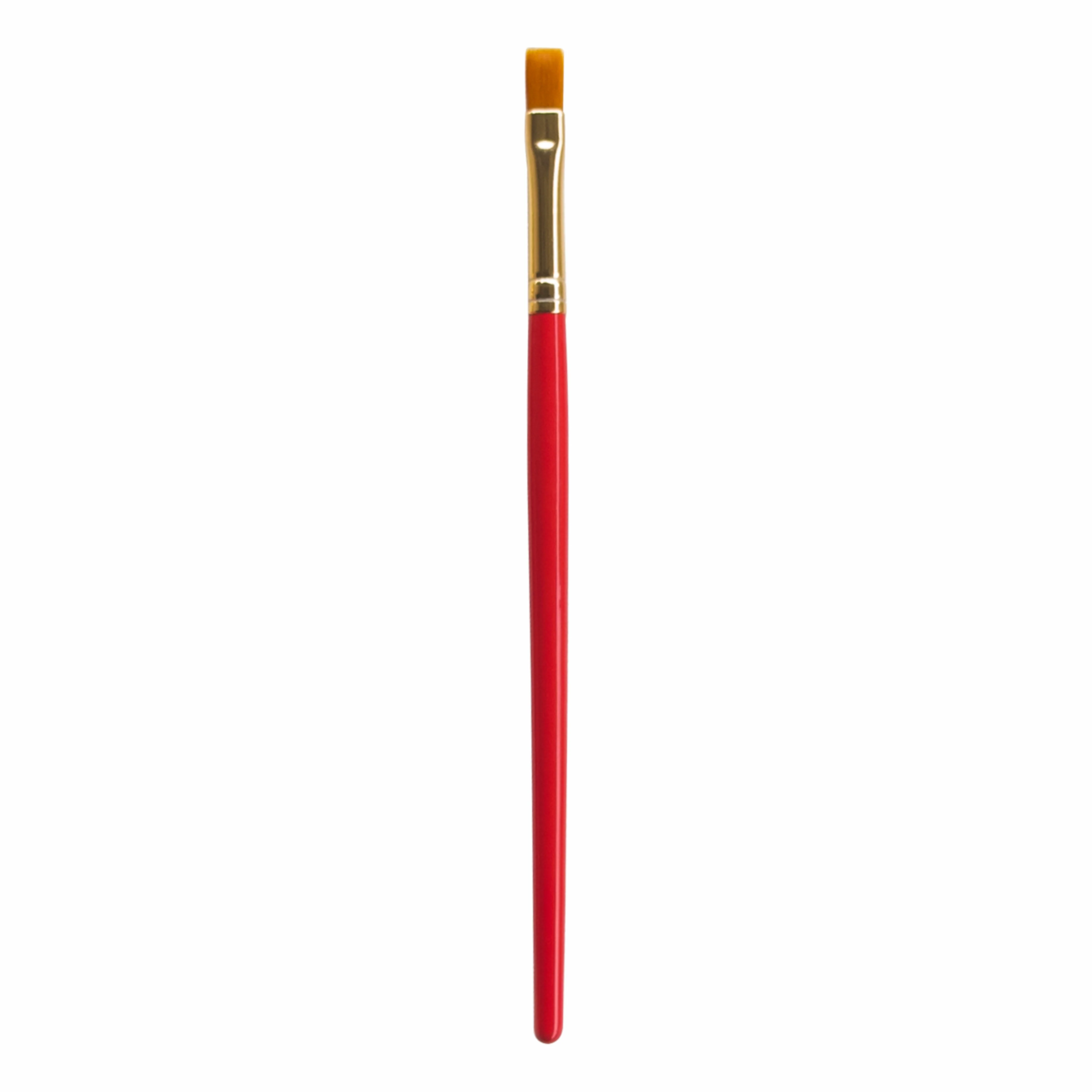 Anupam Flat Synthetic Painting Brush Set of 10 | Size 4 for Watercolor, Acrylic, and One-Stroke Painting (Sr. 32) - Image 2