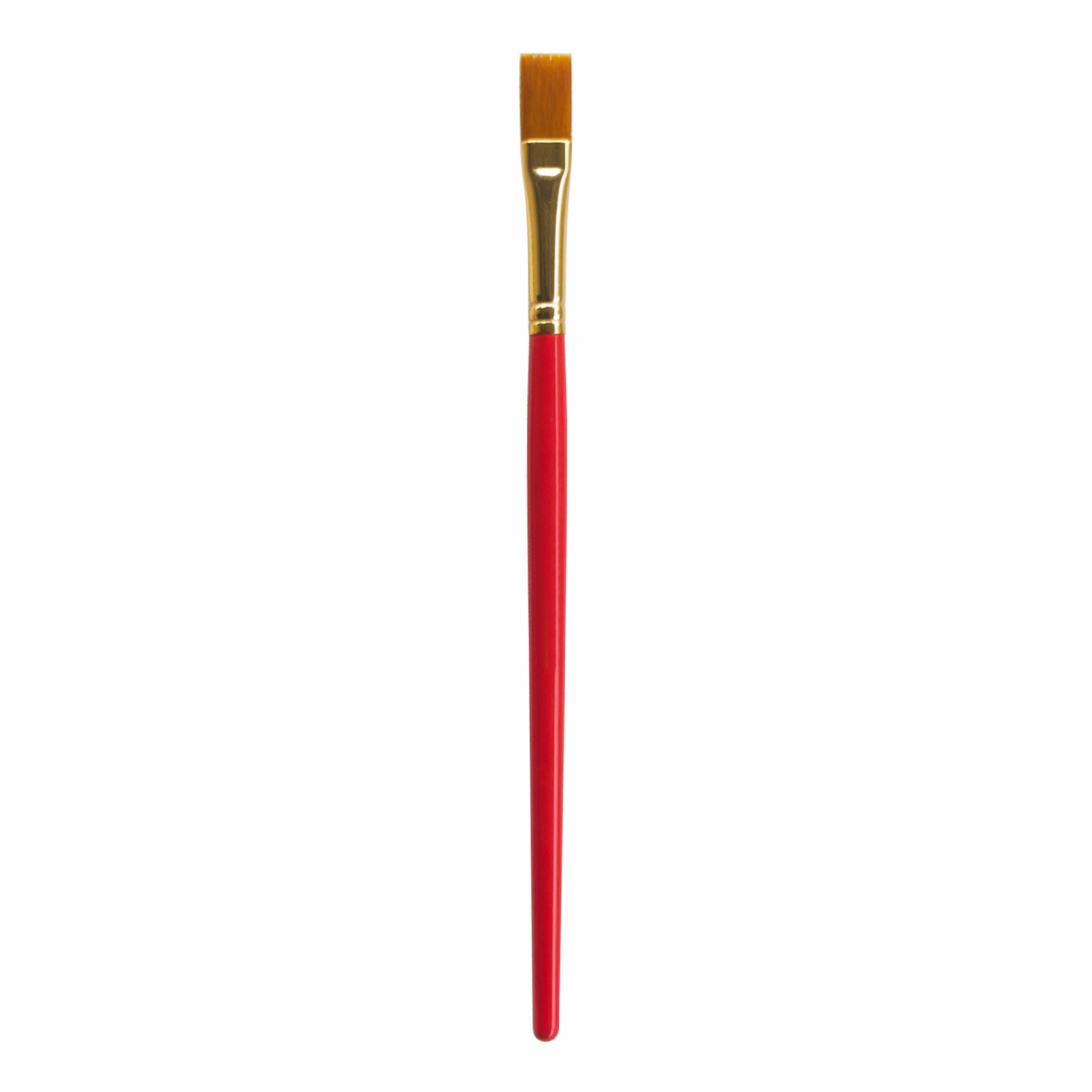 Anupam Flat Synthetic Painting Brush Set of 10 | Size 6 for Watercolor, Acrylic, and One-Stroke Painting (Sr. 32) - Image 2