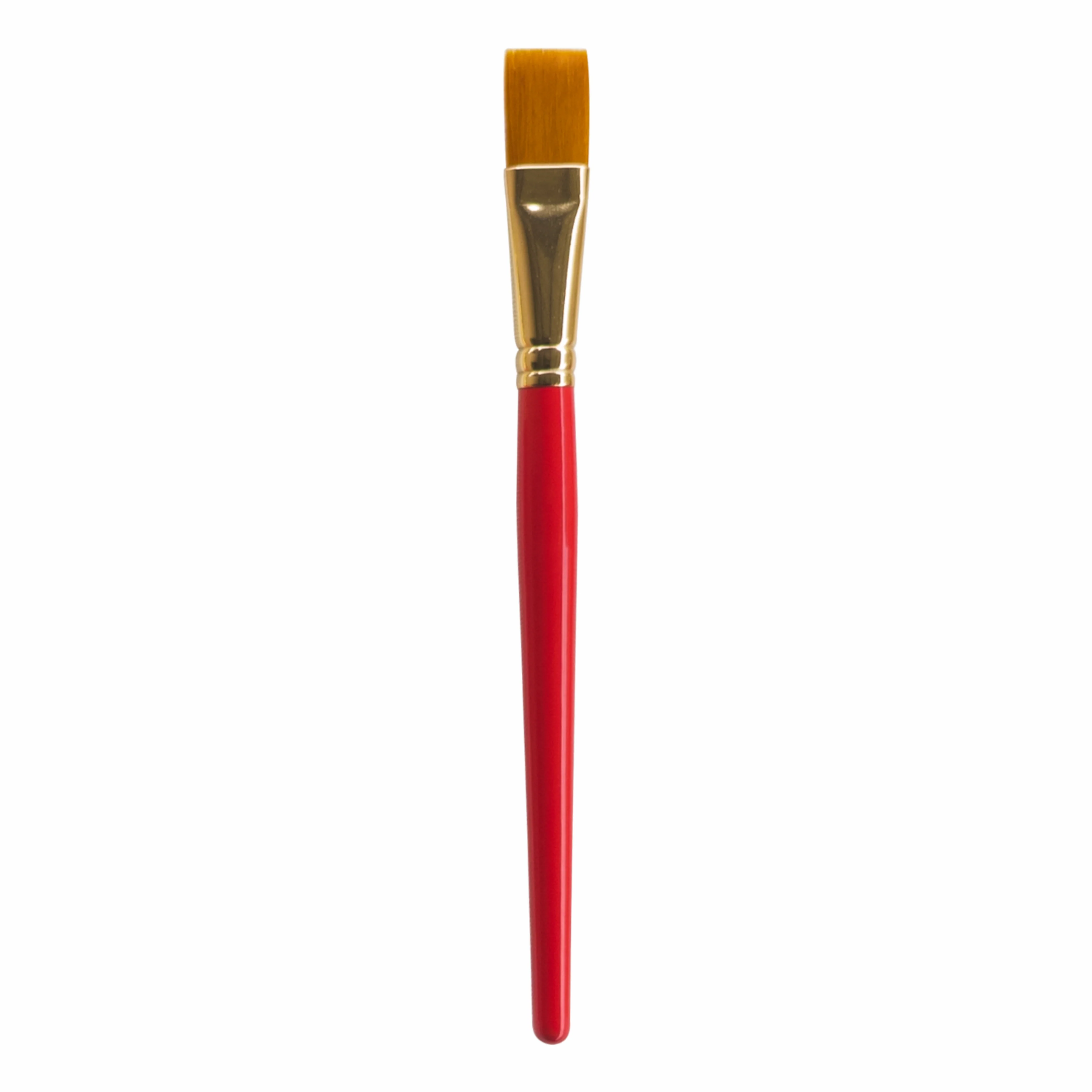 Anupam Flat Synthetic Painting Brush Set of 3 | Size 10 for Watercolor, Acrylic, and One-Stroke Painting (Sr. 32) - Image 2
