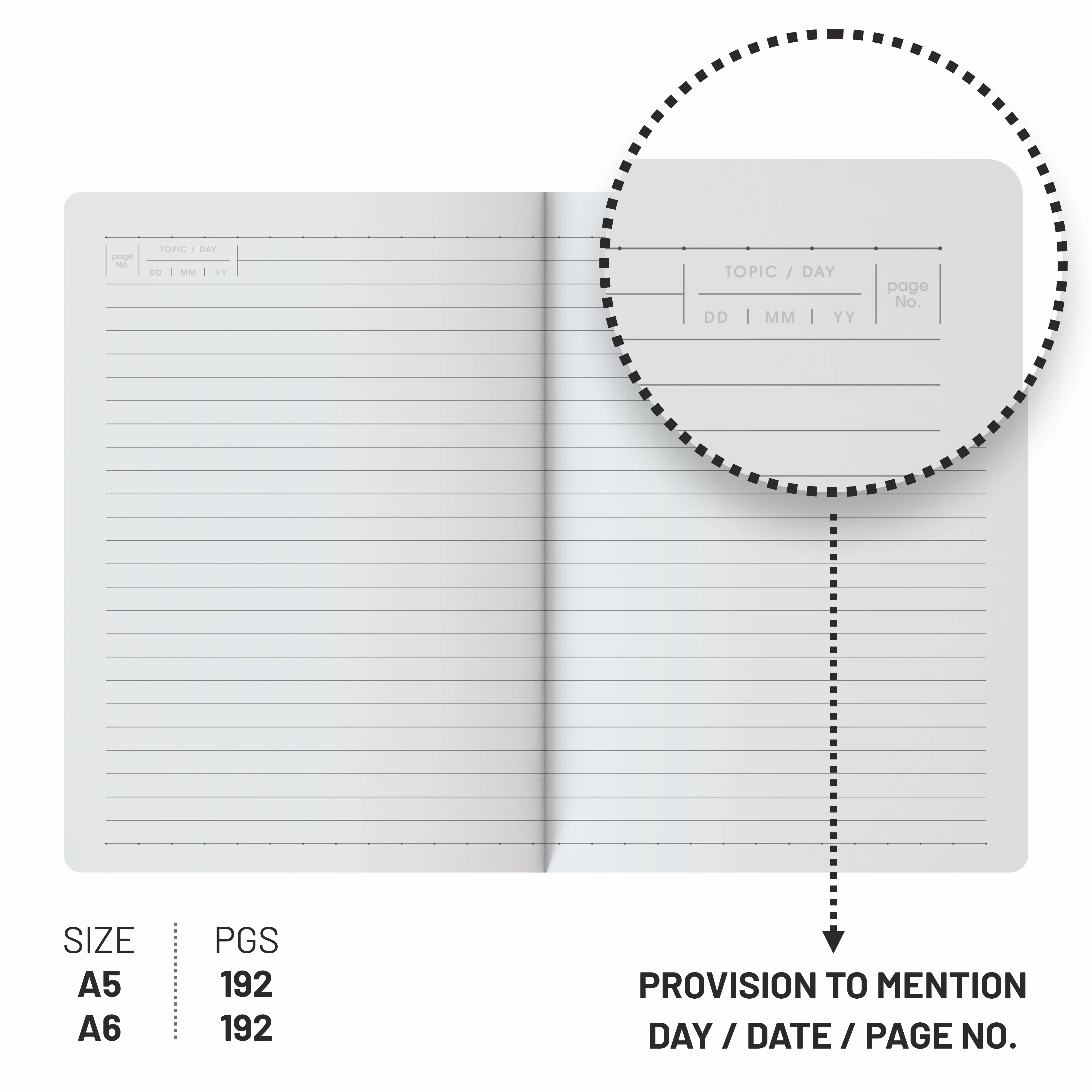 Anupam Flxy Journal - 192 Pages, Flexible 1.2mm Thick Matte Leather Textured PU Cover with Matching Elastic Closure - Image 10