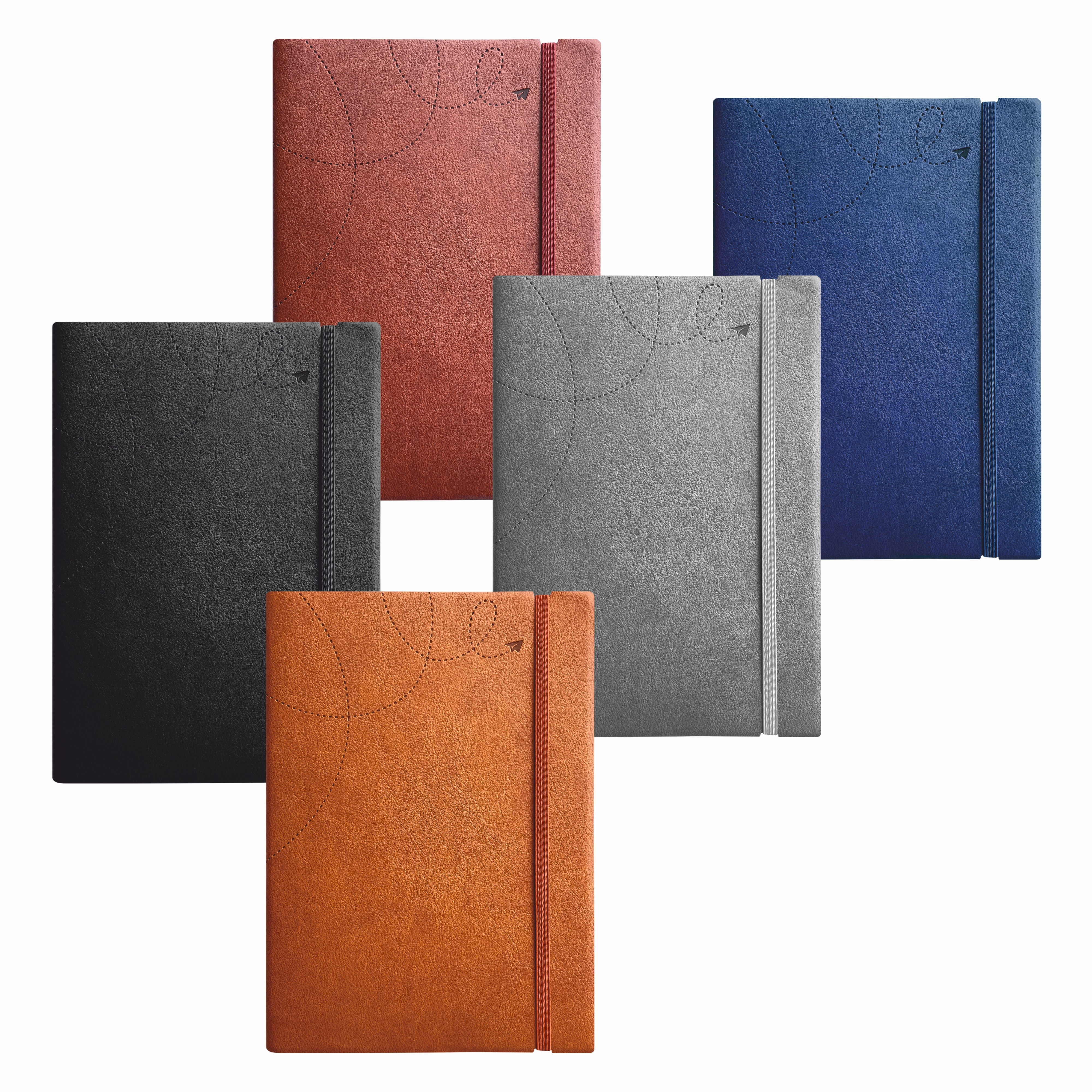Anupam Flxy Journal - 192 Pages, Flexible 1.2mm Thick Matte Leather Textured PU Cover with Matching Elastic Closure - Image 15