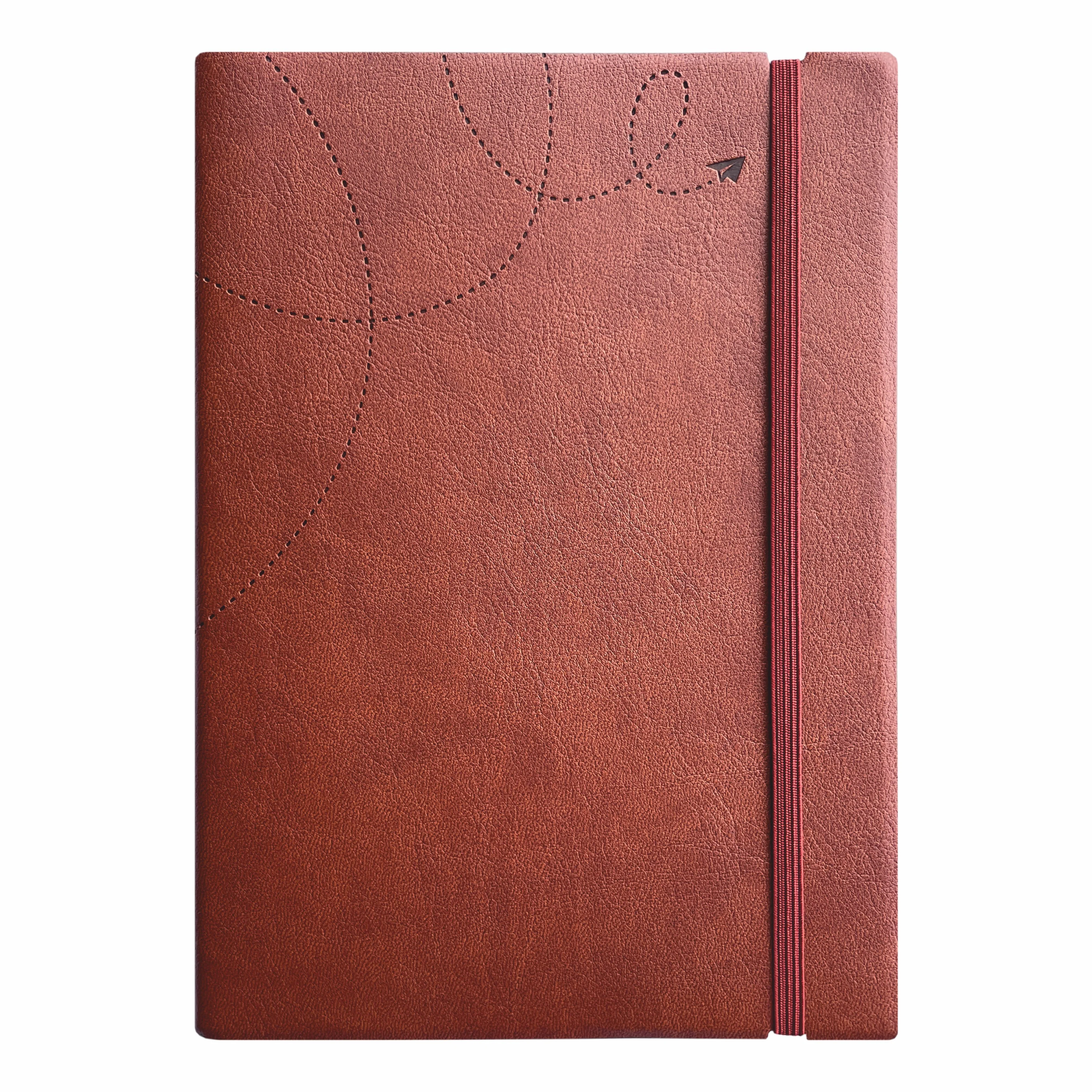 Anupam Flxy Journal - 192 Pages, Flexible 1.2mm Thick Matte Leather Textured PU Cover with Matching Elastic Closure - Image 4