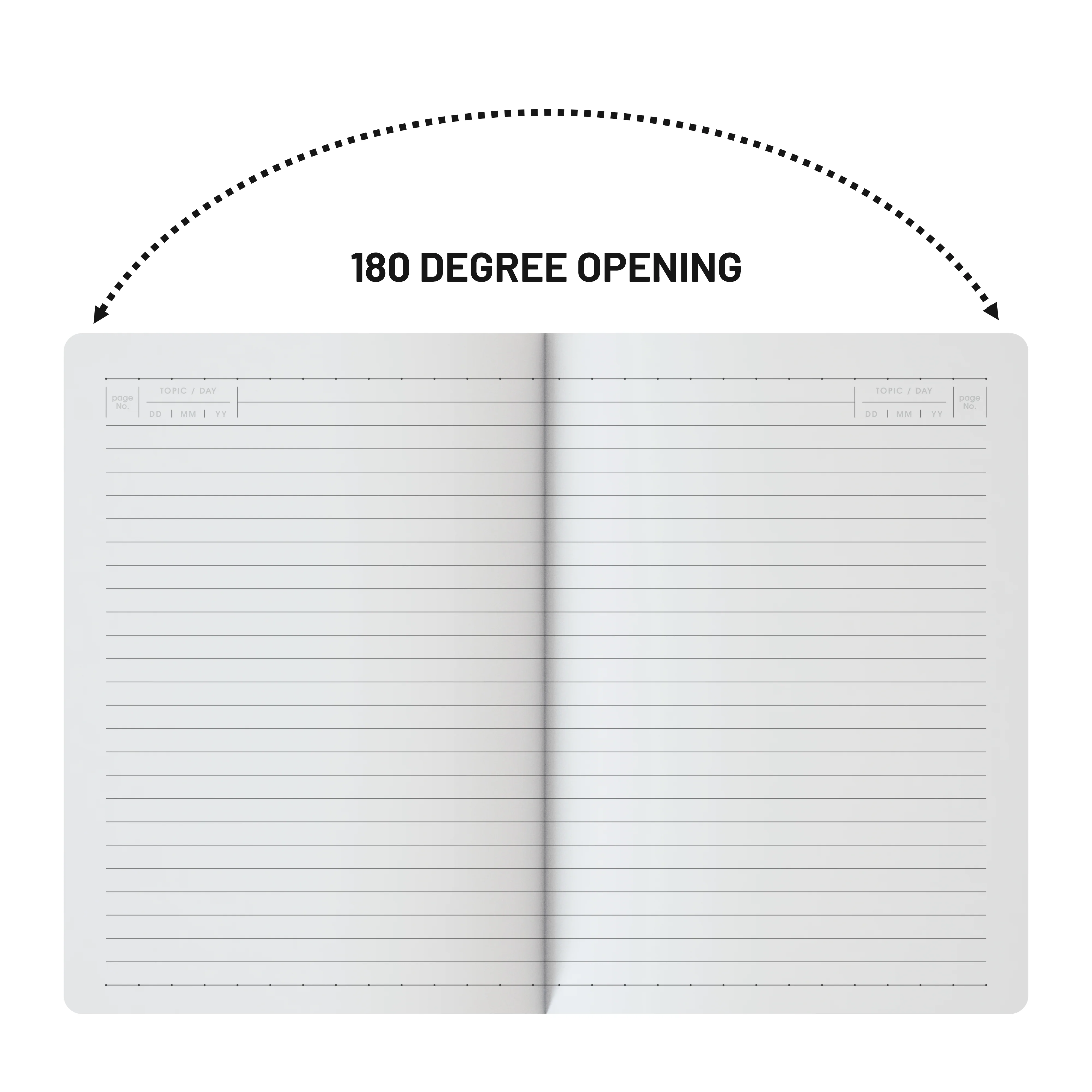 Anupam Flxy Journal - 192 Pages, Flexible 1.2mm Thick Matte Leather Textured PU Cover with Matching Elastic Closure - Image 8