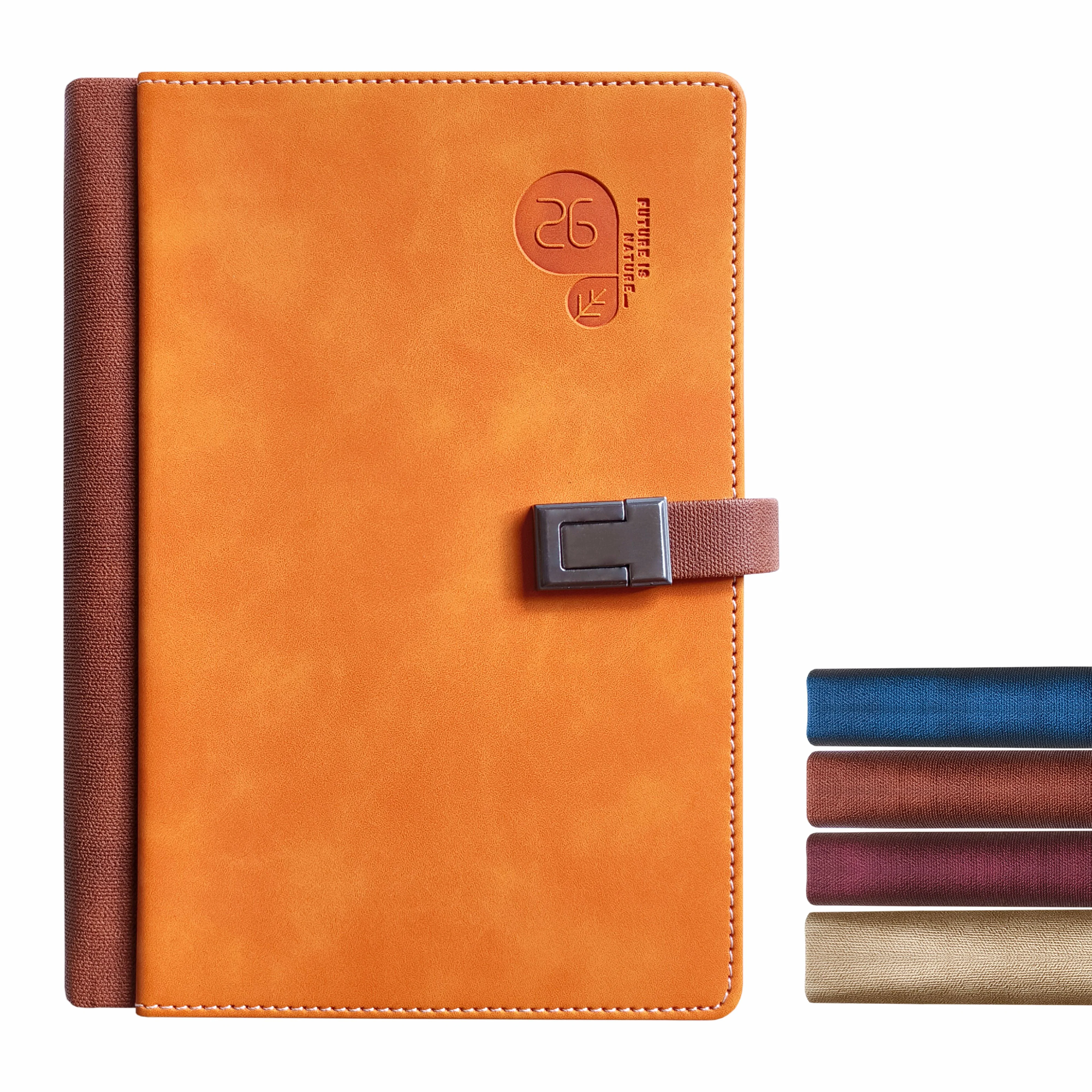 Anupam Fly 2026 New Year Diary with Dates – A5 Daily Planner with Monthly Calendar, 400 Pages, Canvas Textured PU Cover, Magnetic Closure & Pen Holder - Image 10
