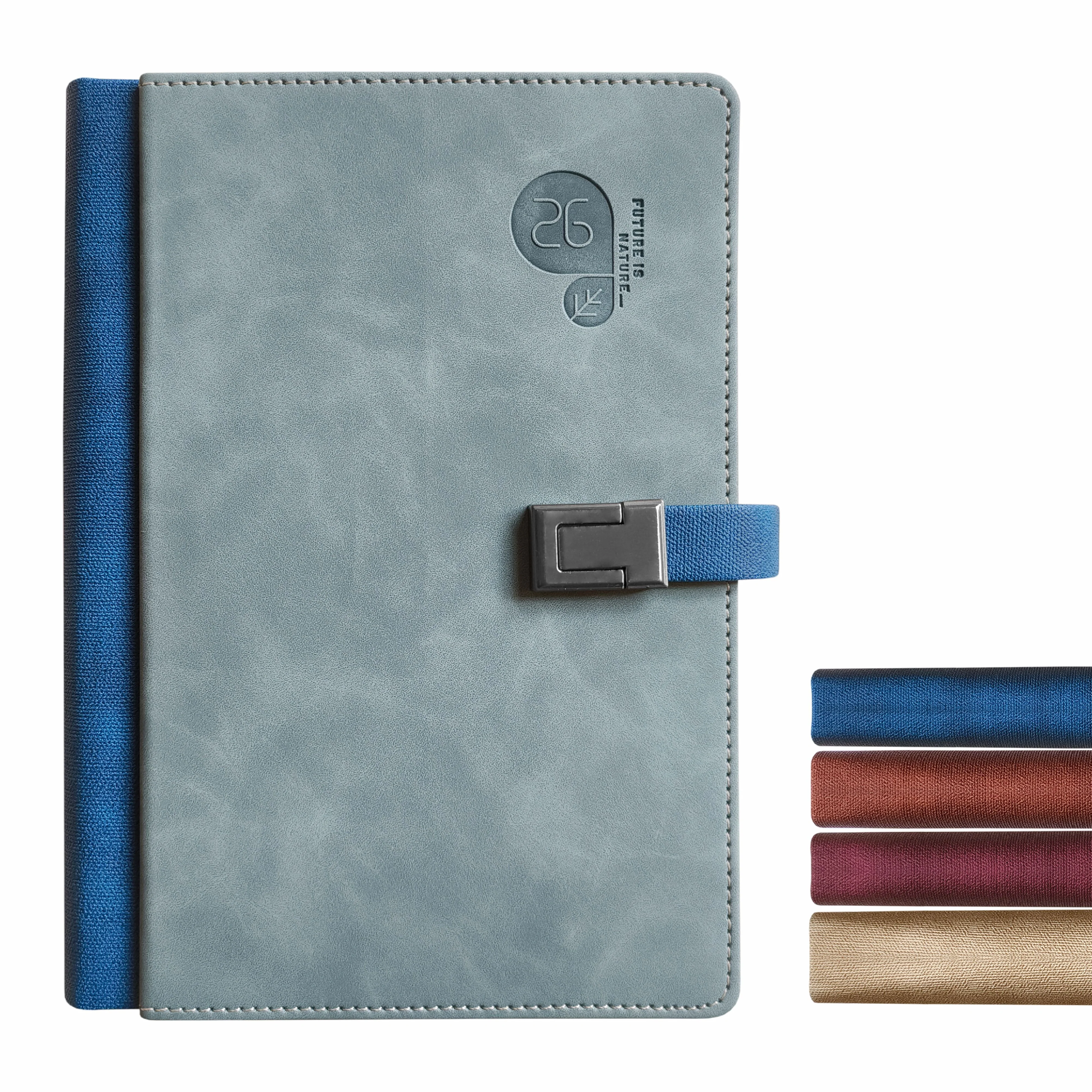 Anupam Fly 2026 New Year Diary with Dates – A5 Daily Planner with Monthly Calendar, 400 Pages, Canvas Textured PU Cover, Magnetic Closure & Pen Holder - Image 26