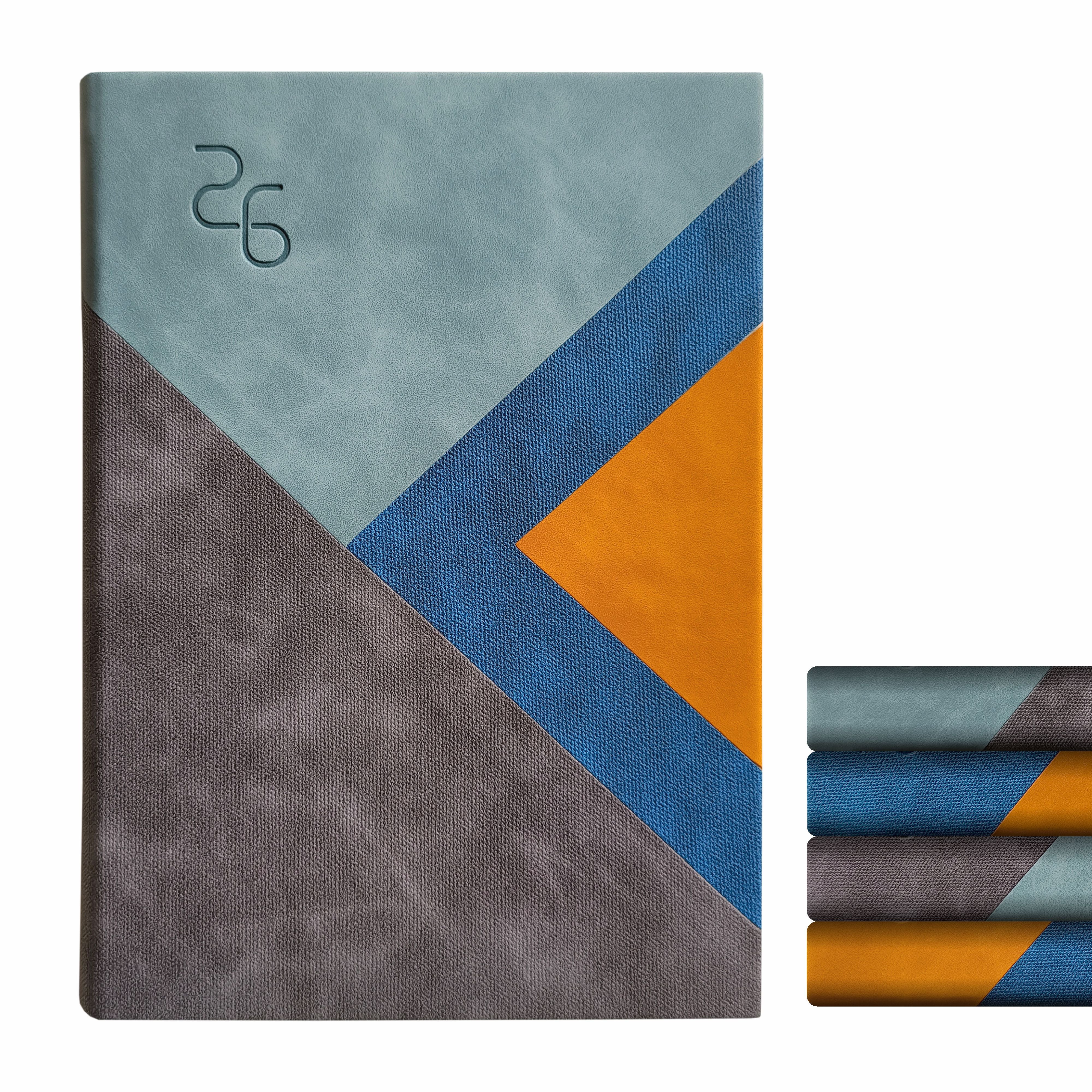 Anupam Fuzen 2026 Diary with Dates | Daily Planner with Monthly Calendar | One Page Per Day from January to December | Canvas Textured & Suedue PU Material | New Year Diary for Office, Home, Personal Use - Image 25