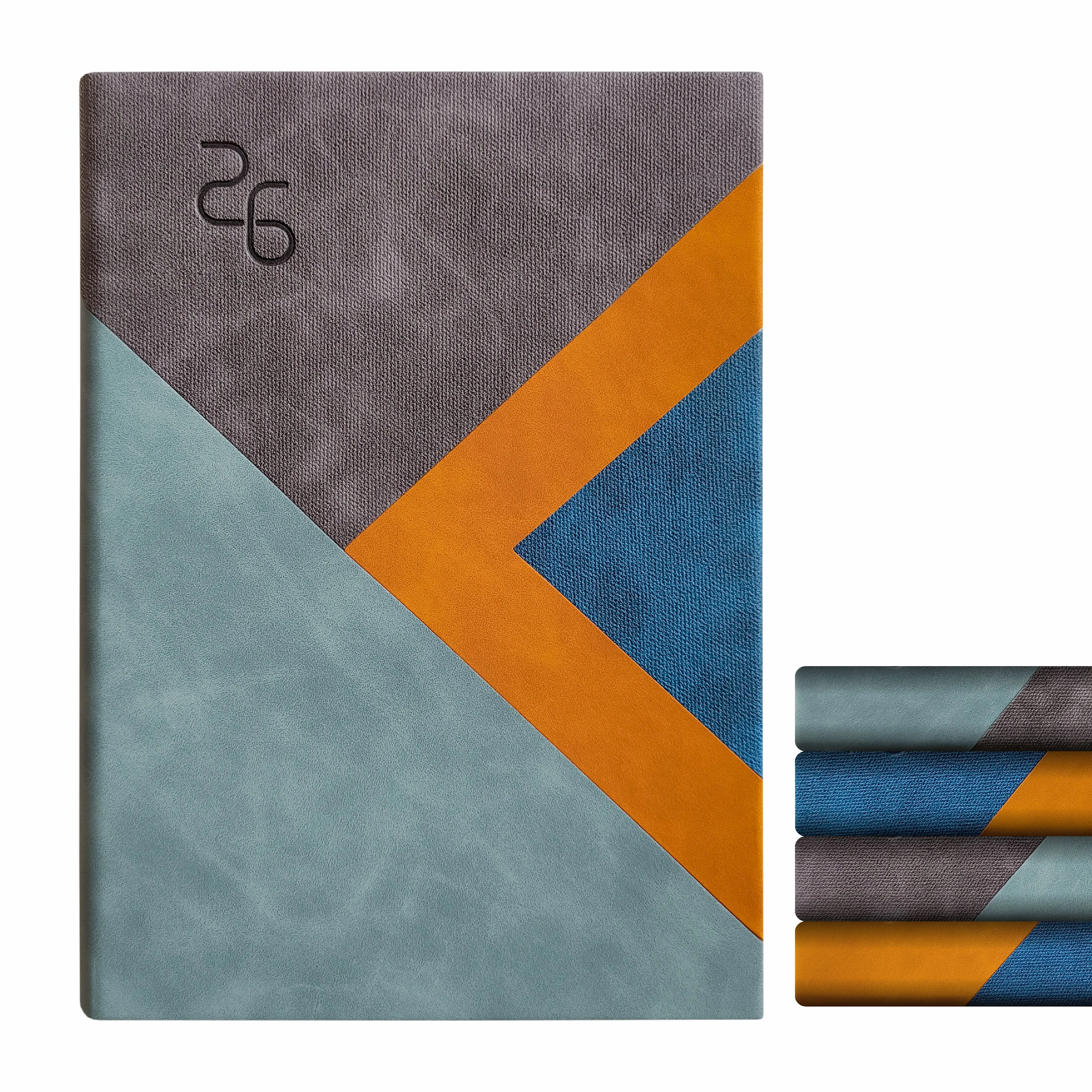 Anupam Fuzen 2026 Diary with Dates | Daily Planner with Monthly Calendar | One Page Per Day from January to December | Canvas Textured & Suedue PU Material | New Year Diary for Office, Home, Personal Use - Image 9