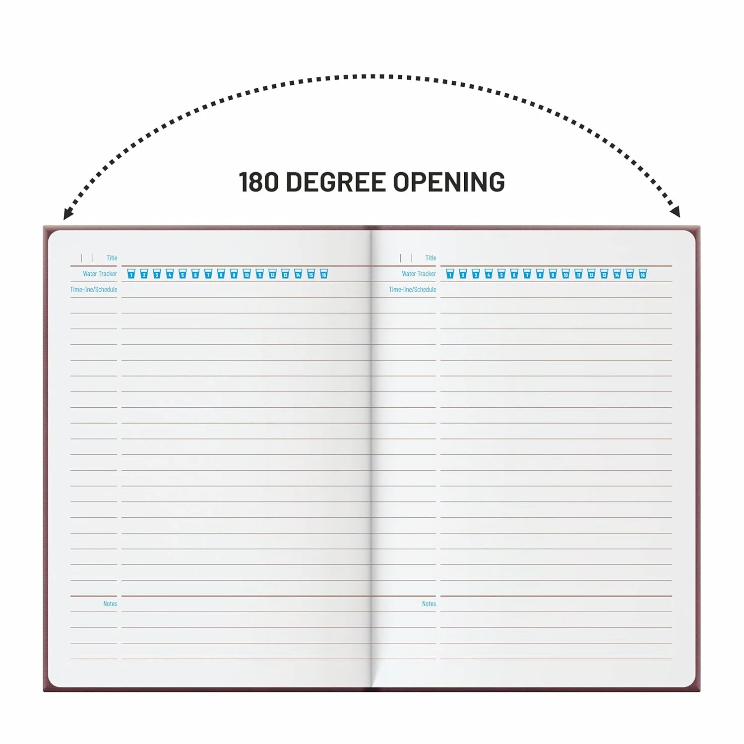Anupam Fylo A5 Premium Journal Notebook – 160 Pages, 100 GSM Ink-Pen Friendly Paper, Dual Pockets, Triple-Textured PU Cover – Perfect for Planners, Note-taking & Business Use - Image 2