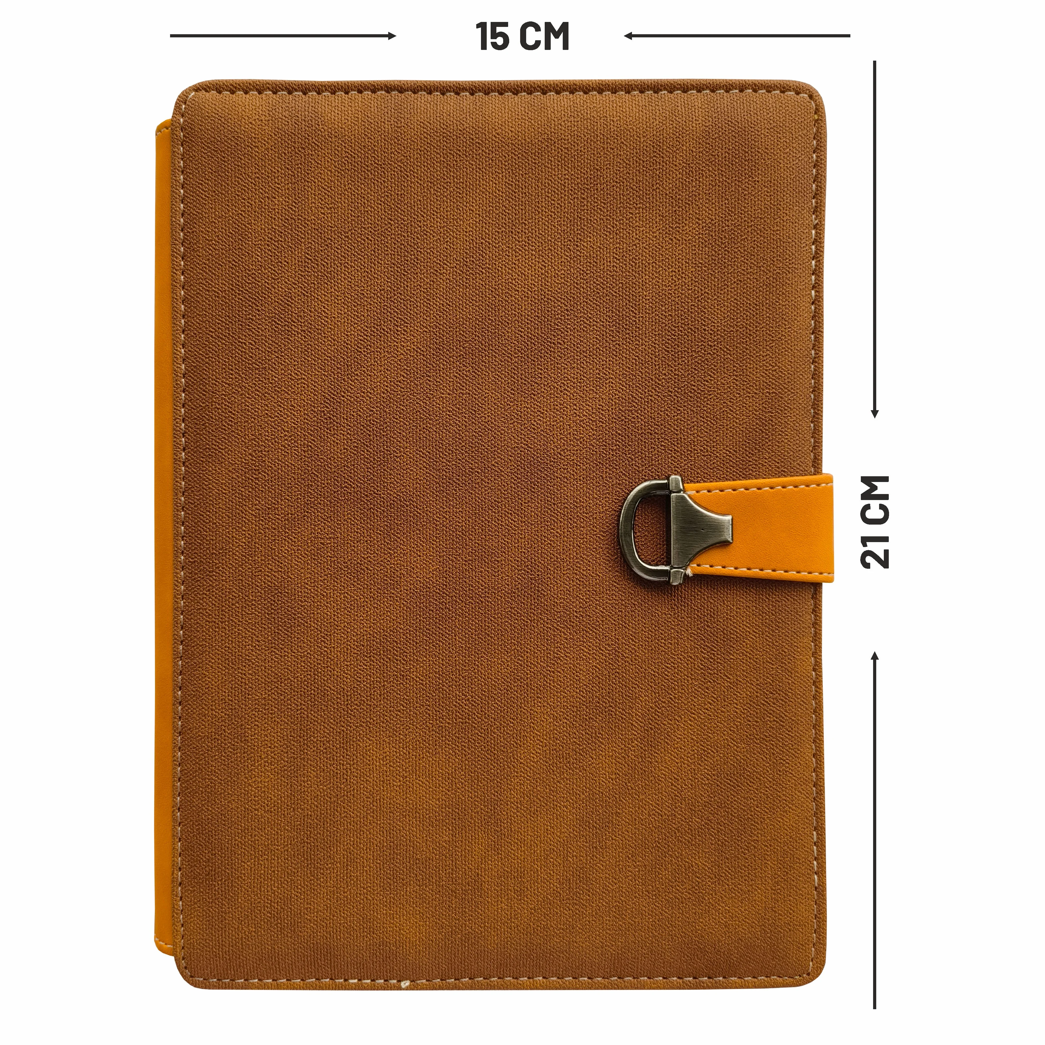 Anupam Glitz Journal Notebook 100 Gsm PU Leather Notebook| A5 Planner with Magnetic Closure, Water & Bill Tracker, Monthly & Yearly Planner, 180° Flat Design, Card Pockets, Passport Holder & Metal Pen – 120 Pages - Image 20