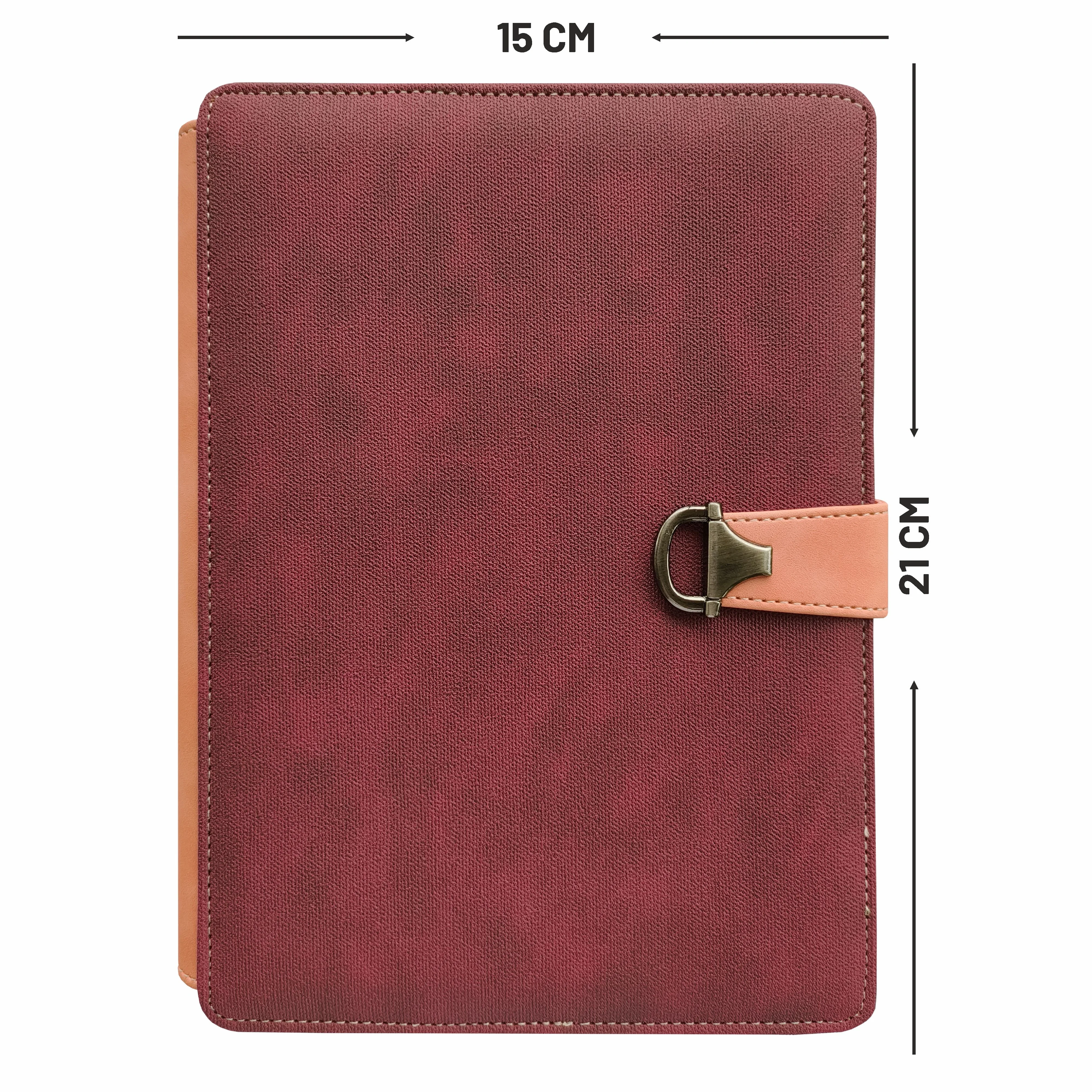 Anupam Glitz Journal Notebook 100 Gsm PU Leather Notebook| A5 Planner with Magnetic Closure, Water & Bill Tracker, Monthly & Yearly Planner, 180° Flat Design, Card Pockets, Passport Holder & Metal Pen – 120 Pages - Image 28