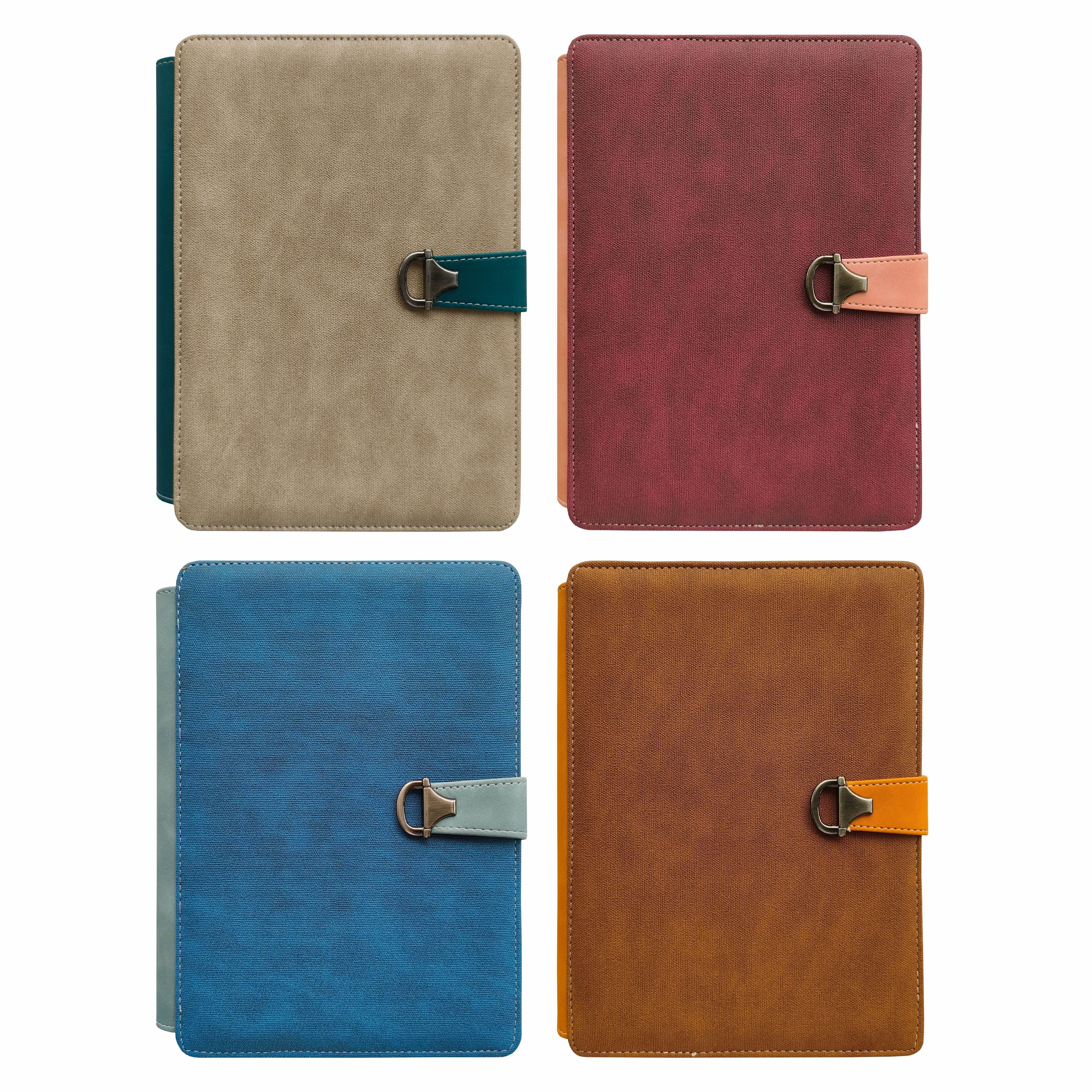 Anupam Glitz Journal Notebook 100 Gsm PU Leather Notebook| A5 Planner with Magnetic Closure, Water & Bill Tracker, Monthly & Yearly Planner, 180° Flat Design, Card Pockets, Passport Holder & Metal Pen – 120 Pages - Image 37