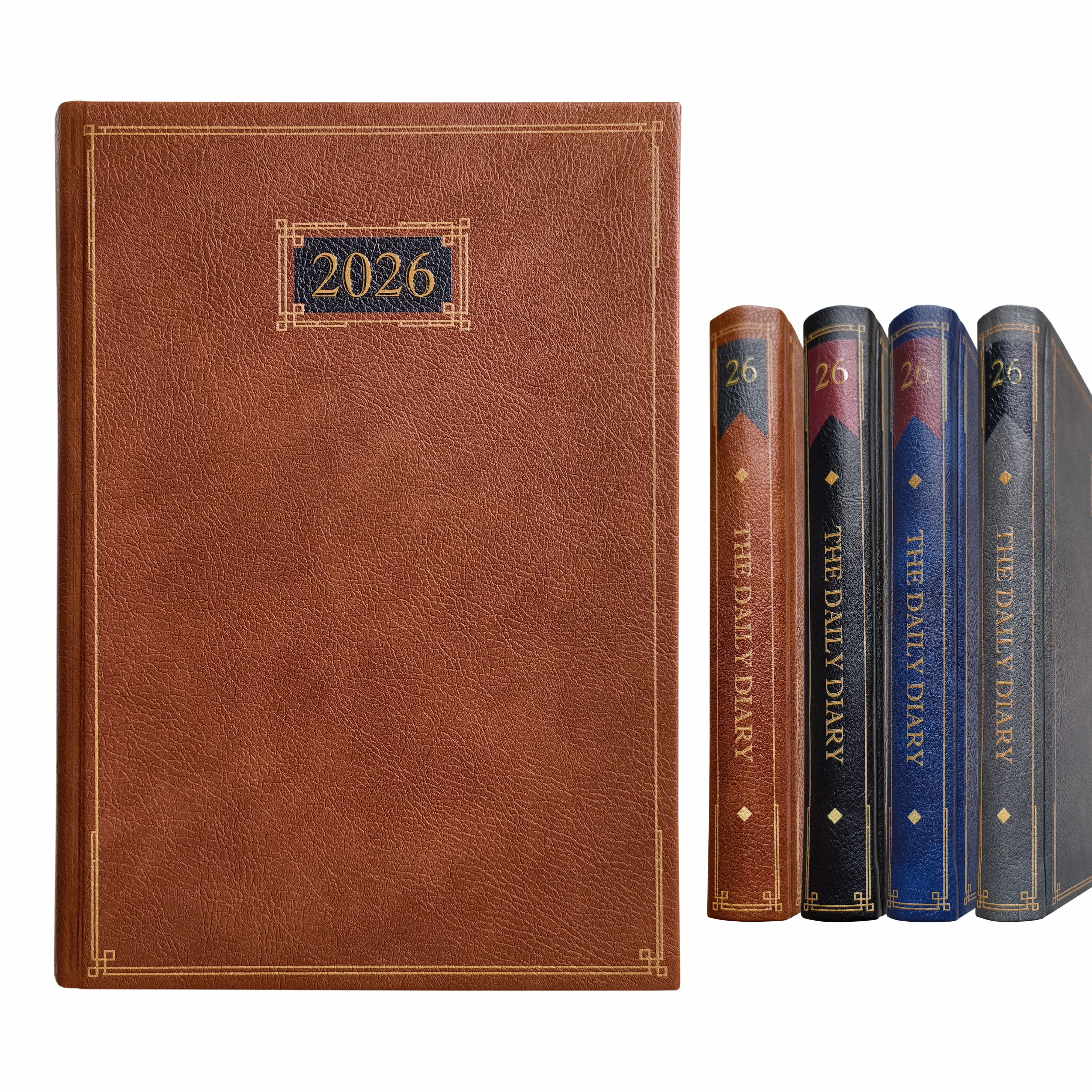 Anupam Goth 2026 Diary with Dates, Daily Planner Full Page Per Day with Monthly Calendar, January to December New Year Office Diary – 365 Days Canvas Textured PU Cover – 80 GSM - Image 25