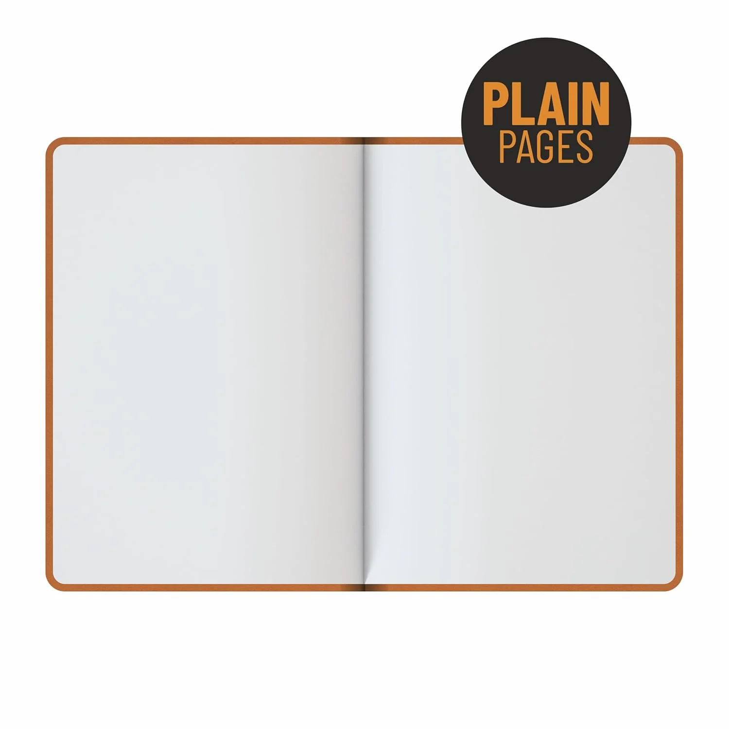 Anupam Hexy A5 Plain Notebook 192 Pages, 80 GSM Plain Journal Leather Textured PU  Cover , Office Notebook - for journaling, writing, Note Taking, Diary - Image 3