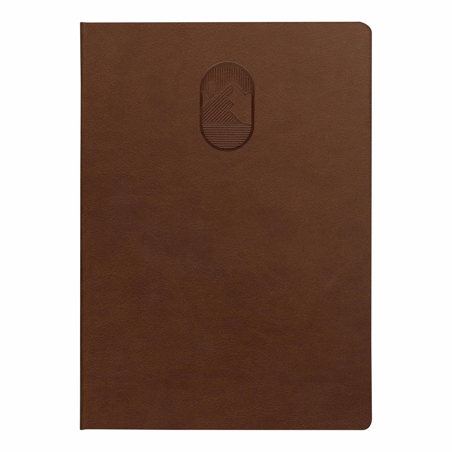 Anupam Hexy A5 Plain Notebook 192 Pages, 80 GSM Plain Journal Leather Textured PU  Cover , Office Notebook - for journaling, writing, Note Taking, Diary - Image 8