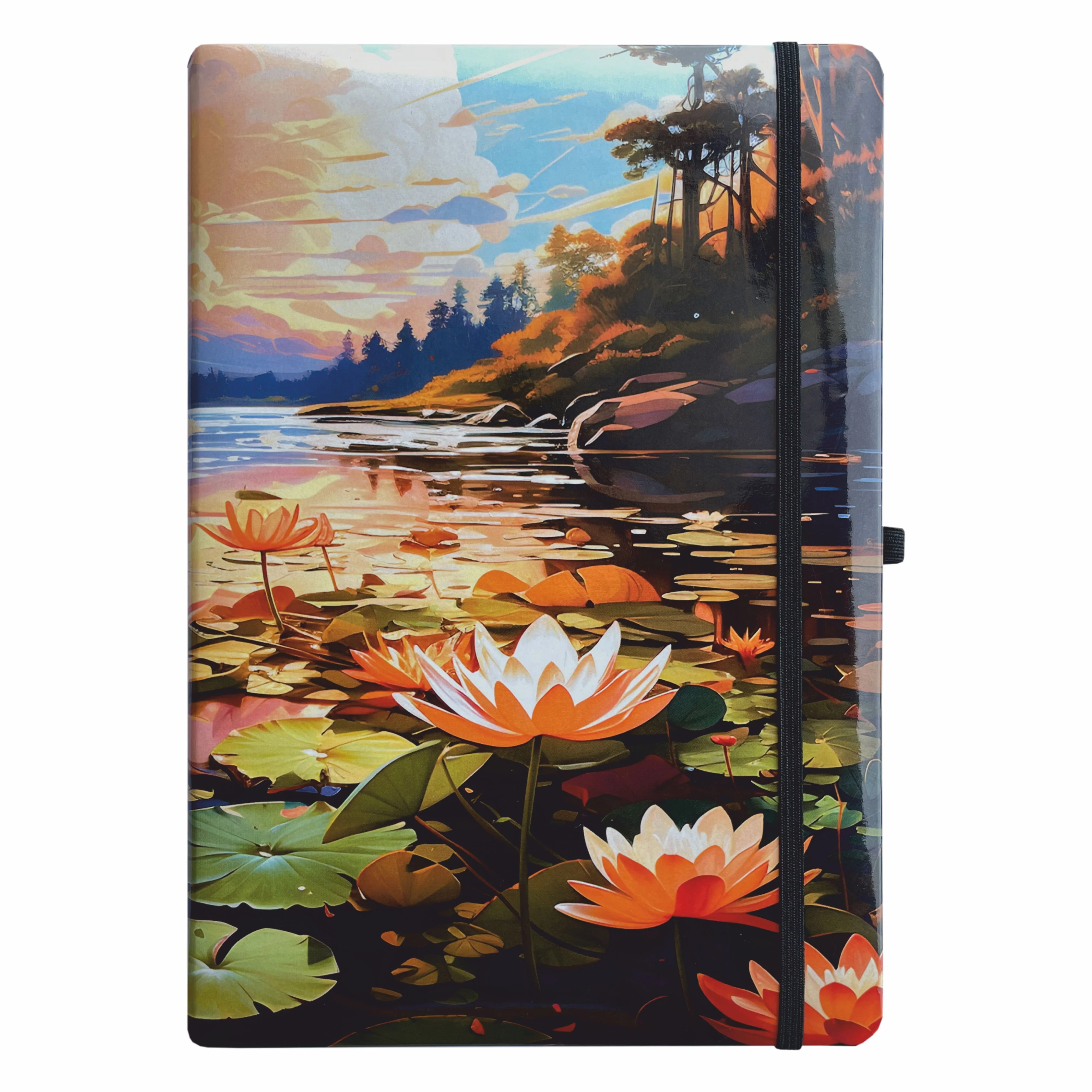 Anupam Lyv Journal - 192 Pages, Soft Cover, Hardbound with Elastic Closure & Pen Loop