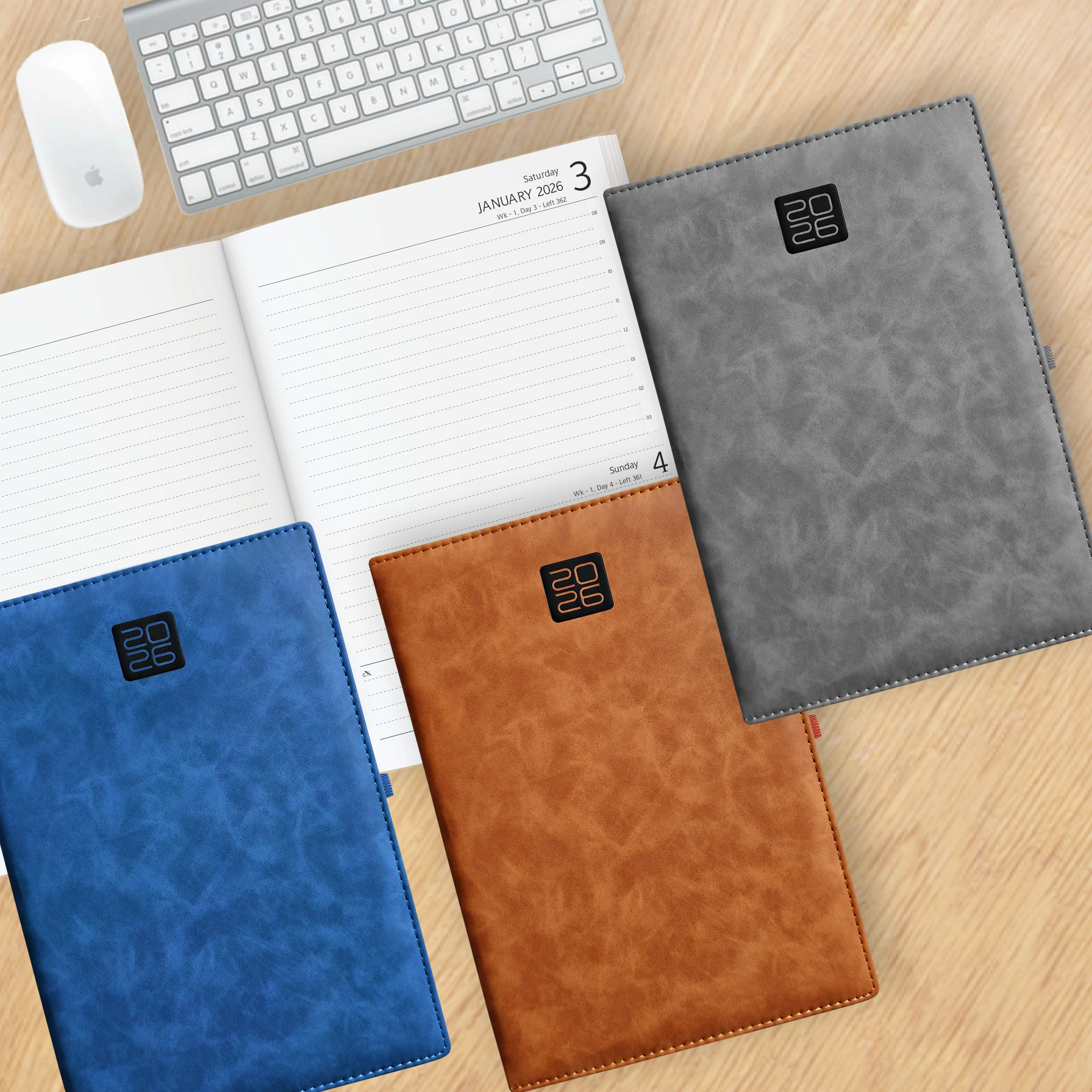 Anupam Merito 2026 Diary – Dated Daily Planner with Monthly Calendar | 80 GSM Paper | Full Page Mon–Fri, Sat–Sun Shared Page | Matte PU Cover | 365 Days - Image 10