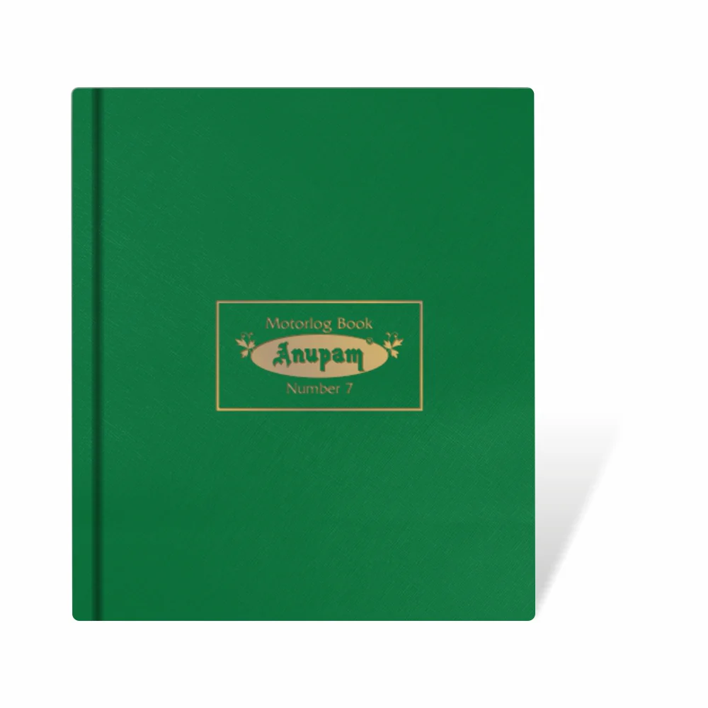 Anupam Motor Log Book-Premium Hard Bound Cover - 21x16cm - 80 GSM (No.7) - Image 5